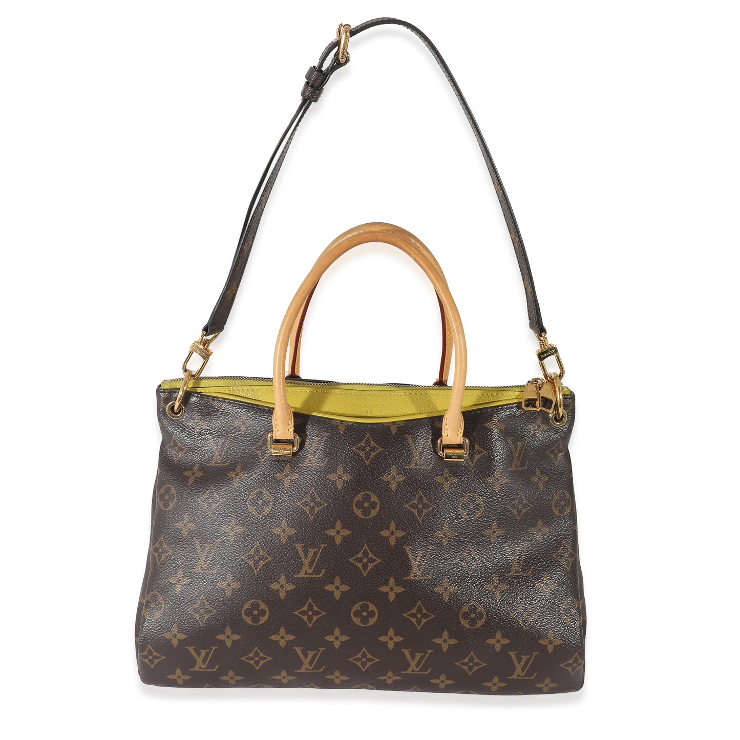 Luxury Women's Handbag | Louis Vuitton Pistache Monogram Canvas Pallas