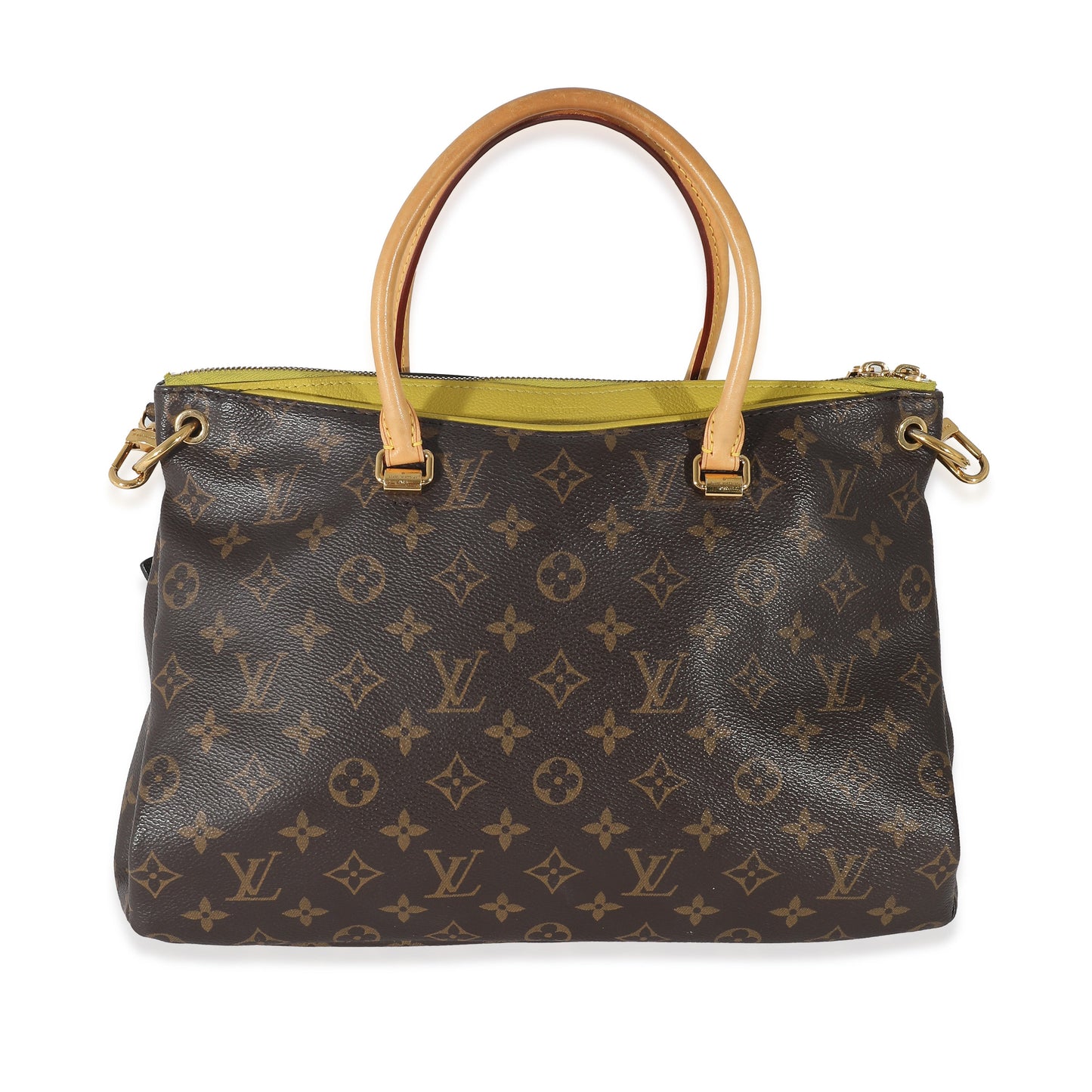 Luxury Women's Handbag | Louis Vuitton Pistache Monogram Canvas Pallas