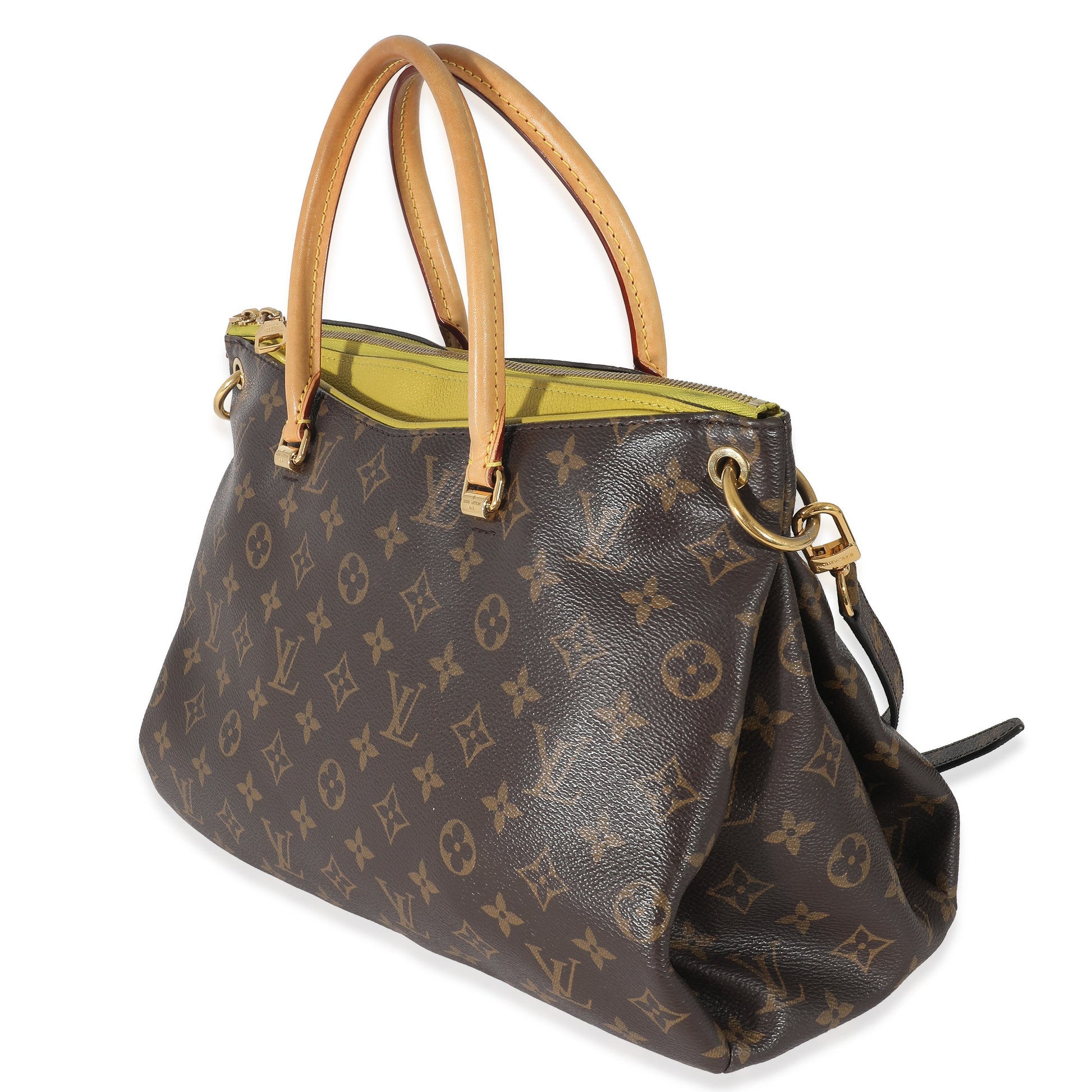 Luxury Women's Handbag | Louis Vuitton Pistache Monogram Canvas Pallas