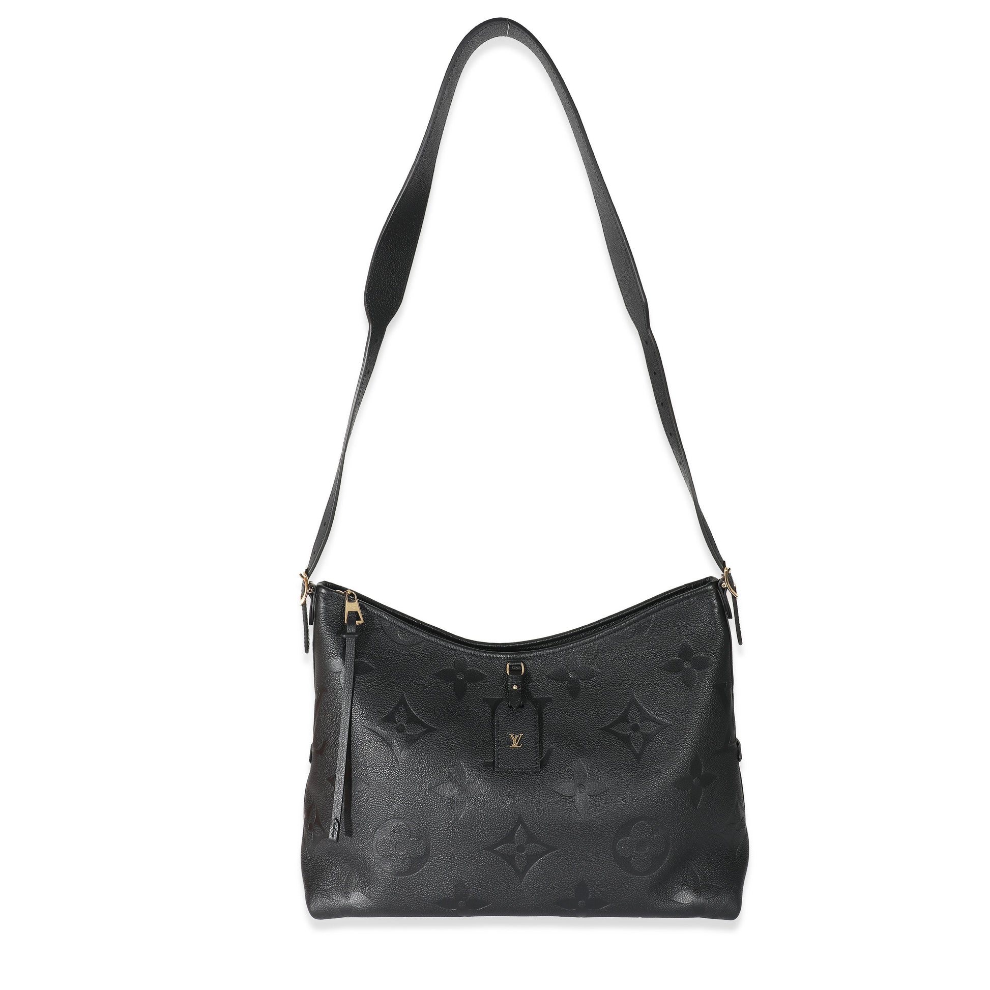 Louis Vuitton Black Monogram Empreinte Carryall MM