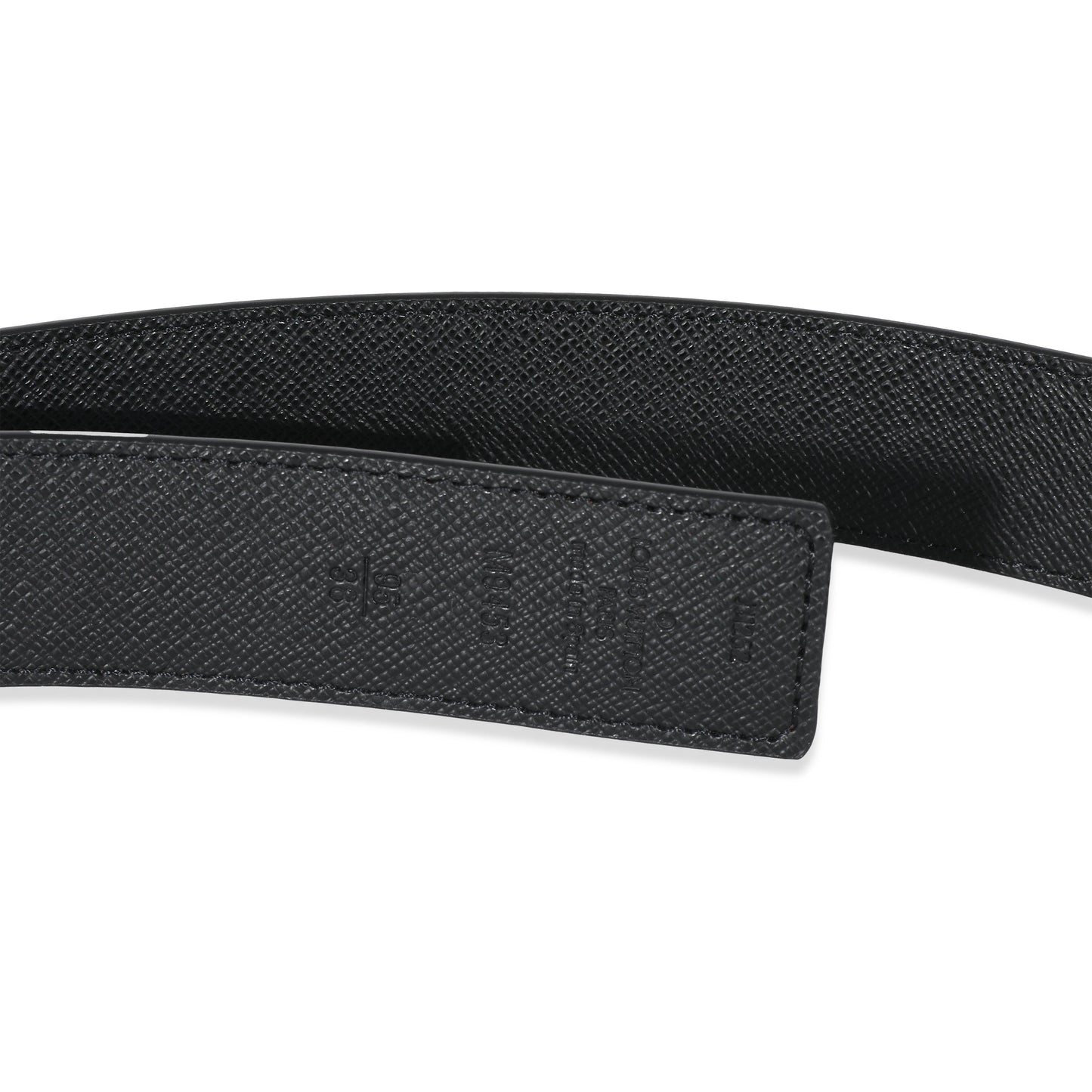 Louis Vuitton Monogram Canvas Initiales 30mm Reversible Belt 95