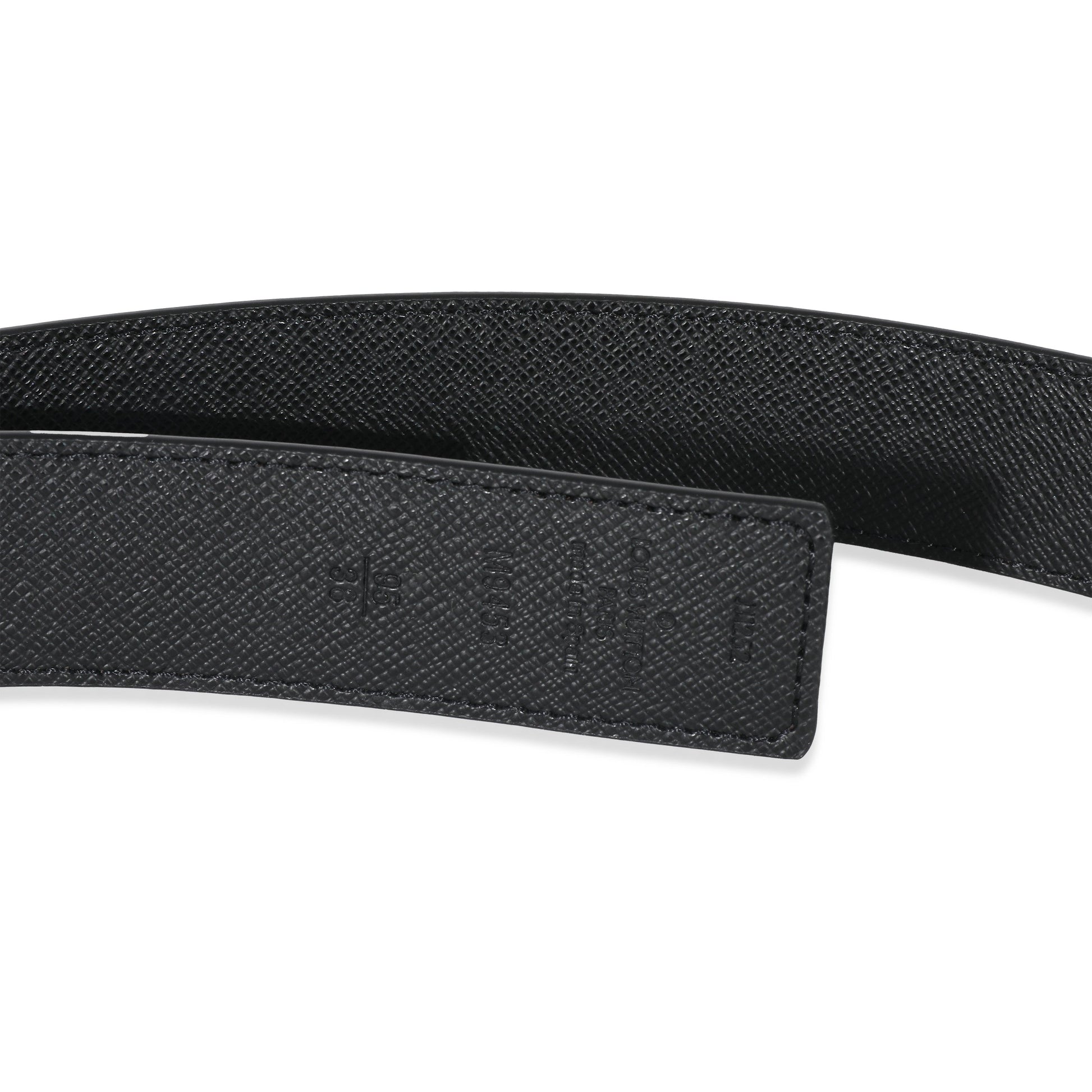 Louis Vuitton Monogram Canvas Initiales 30mm Reversible Belt 95