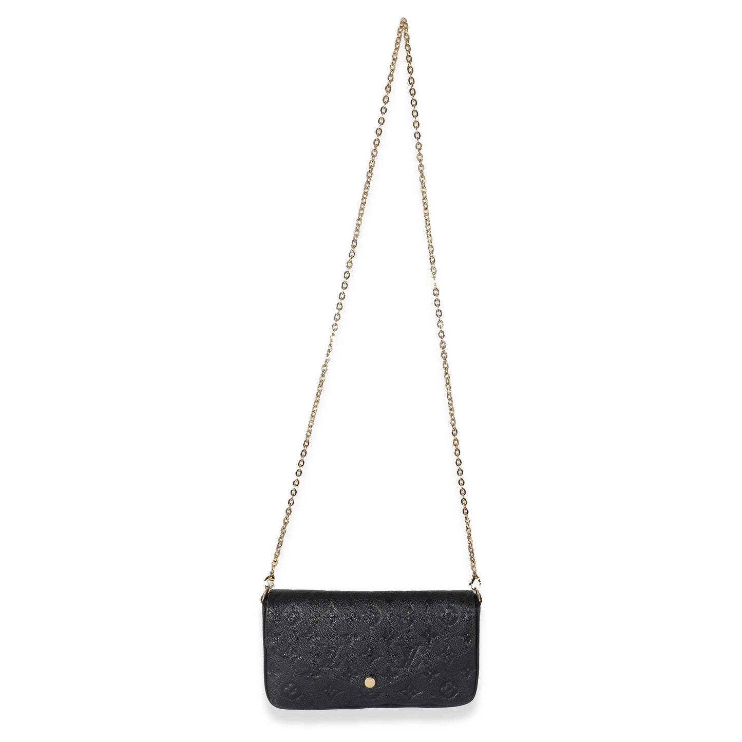 Designer Women's Crossbody Bag | Louis Vuitton Black Monogram Empreinte Felicie Pochette
