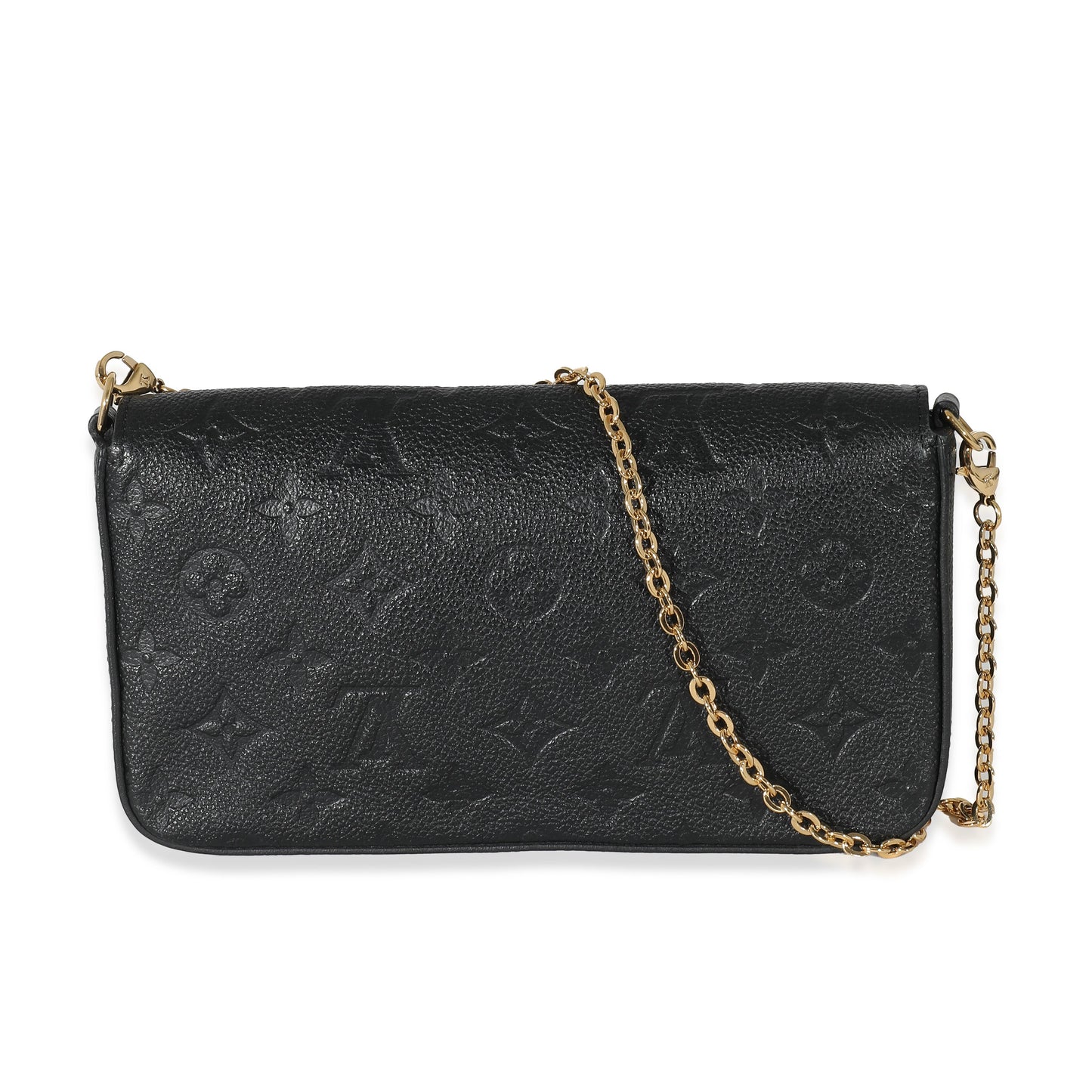 Designer Women's Crossbody Bag | Louis Vuitton Black Monogram Empreinte Felicie Pochette