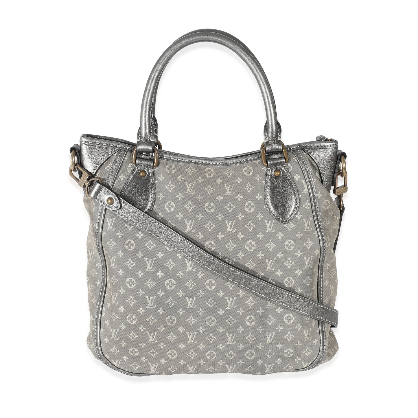 Luxury Women's Handbag | Louis Vuitton Platine Monogram Mini Lin Besace Angele