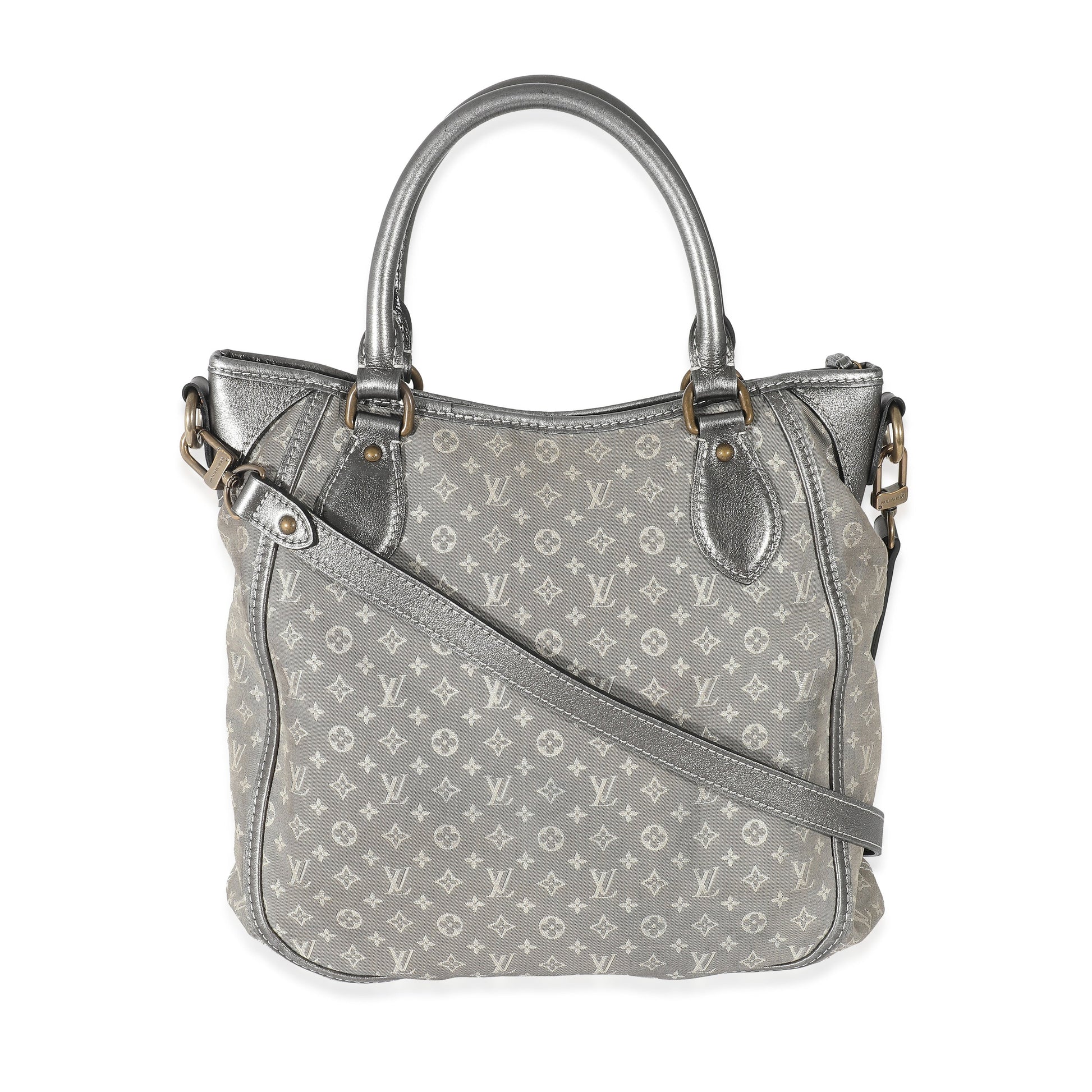 Luxury Women's Handbag | Louis Vuitton Platine Monogram Mini Lin Besace Angele