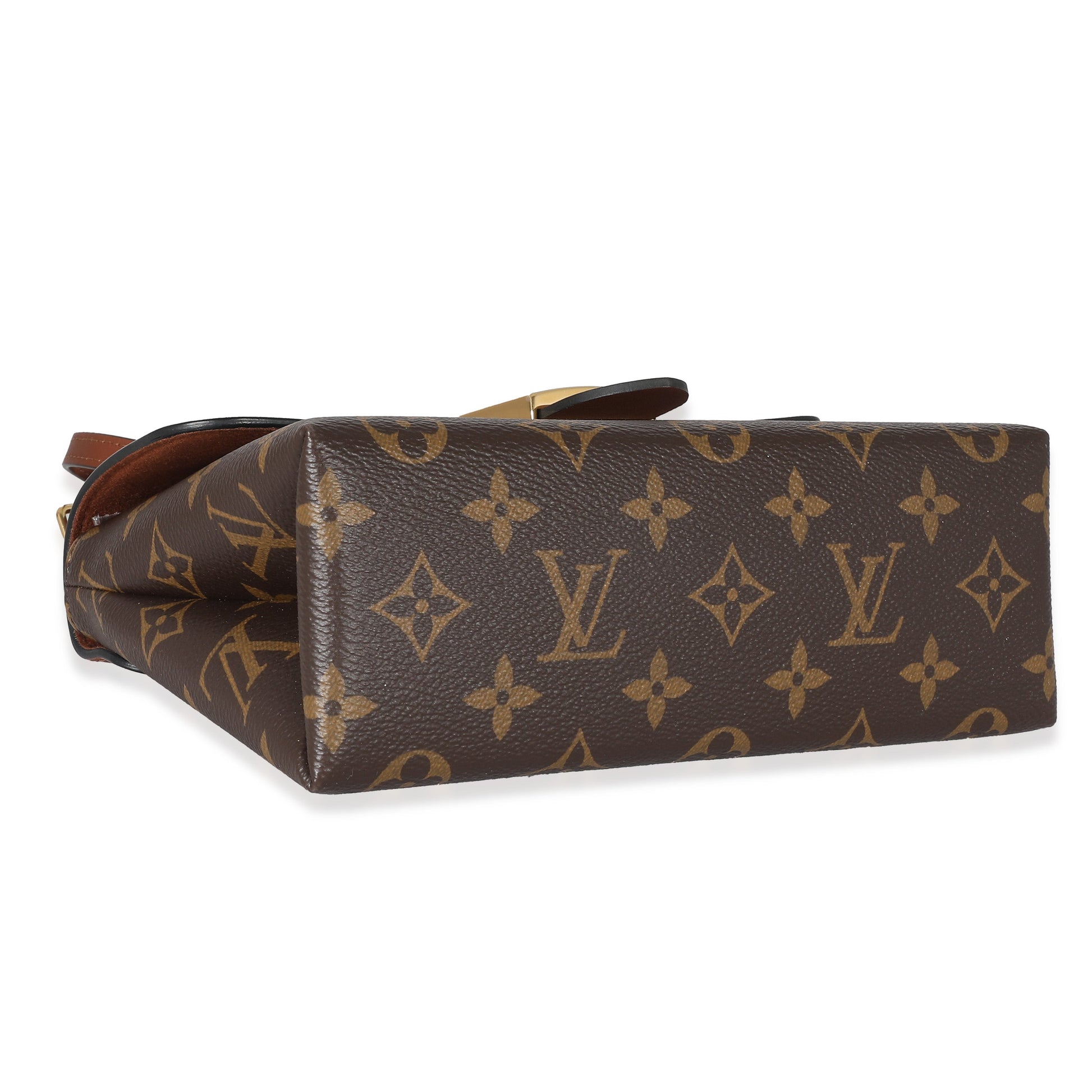 Luxury Women's Handbag | Louis Vuitton Caramel Monogram Canvas Locky BB