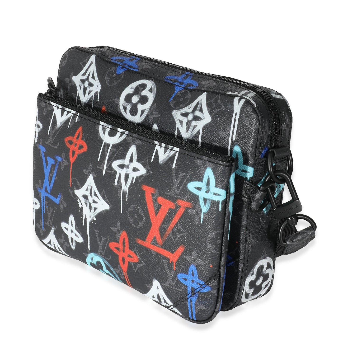 Luxury Women's Handbag | Louis Vuitton Monogram Eclipse Graffiti Trio Messenger