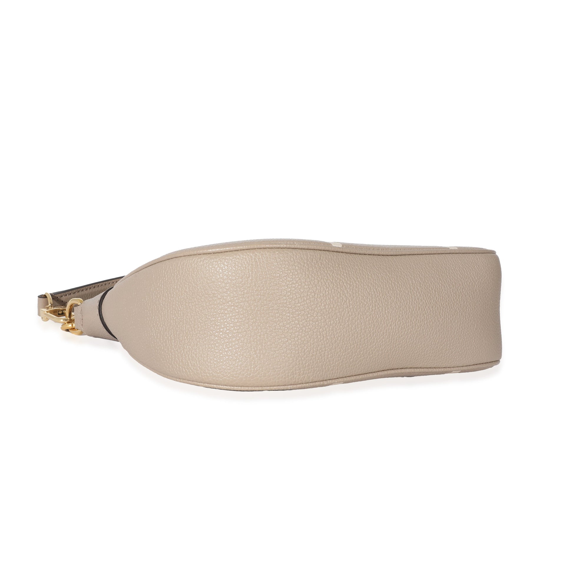Luxury Women's Handbag | Louis Vuitton Tourterelle & Crème Empreinte Monogram Giant Bagatelle NM