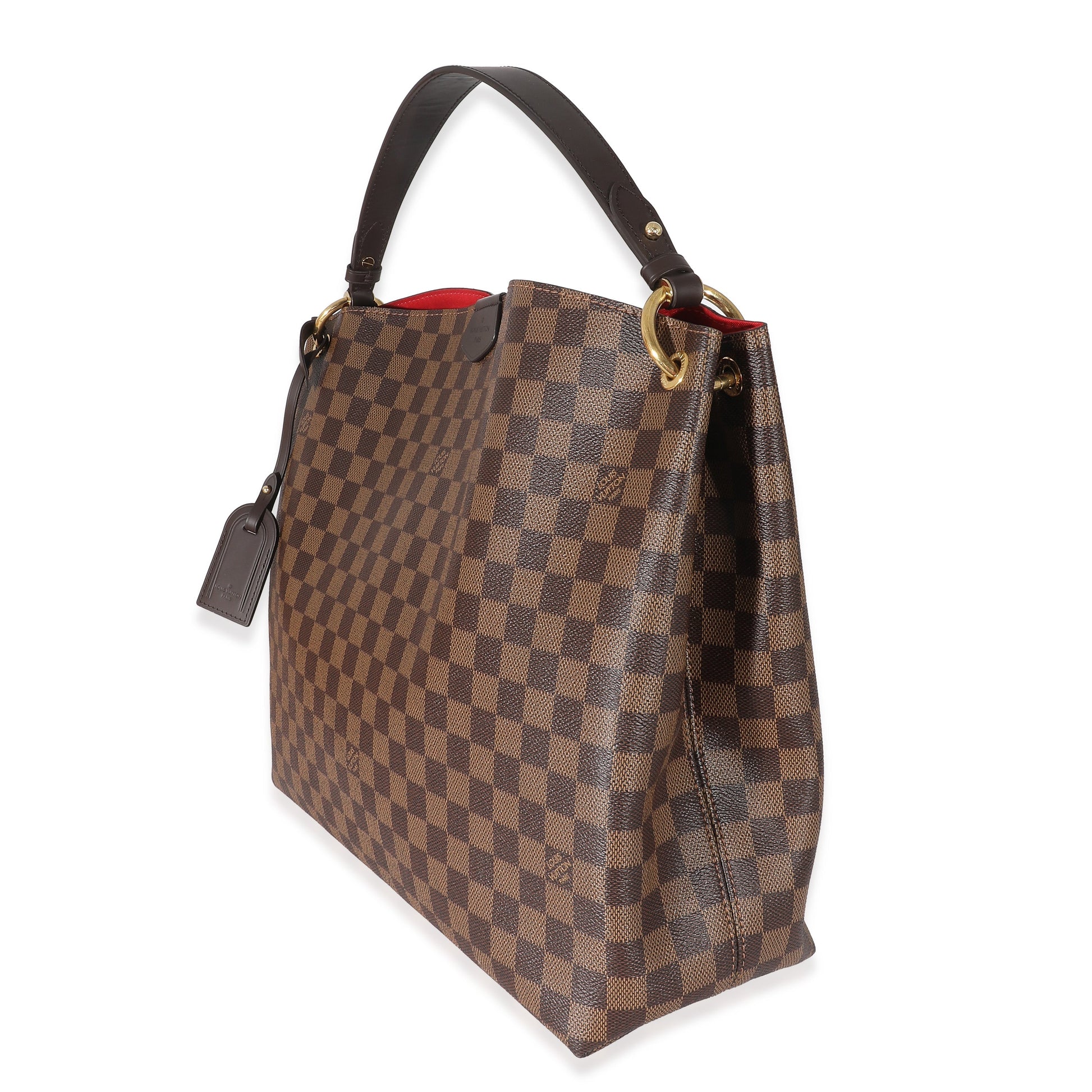 Elegant Women's Shoulder Bag | Louis Vuitton Damier Ebene Canvas Graceful MM
