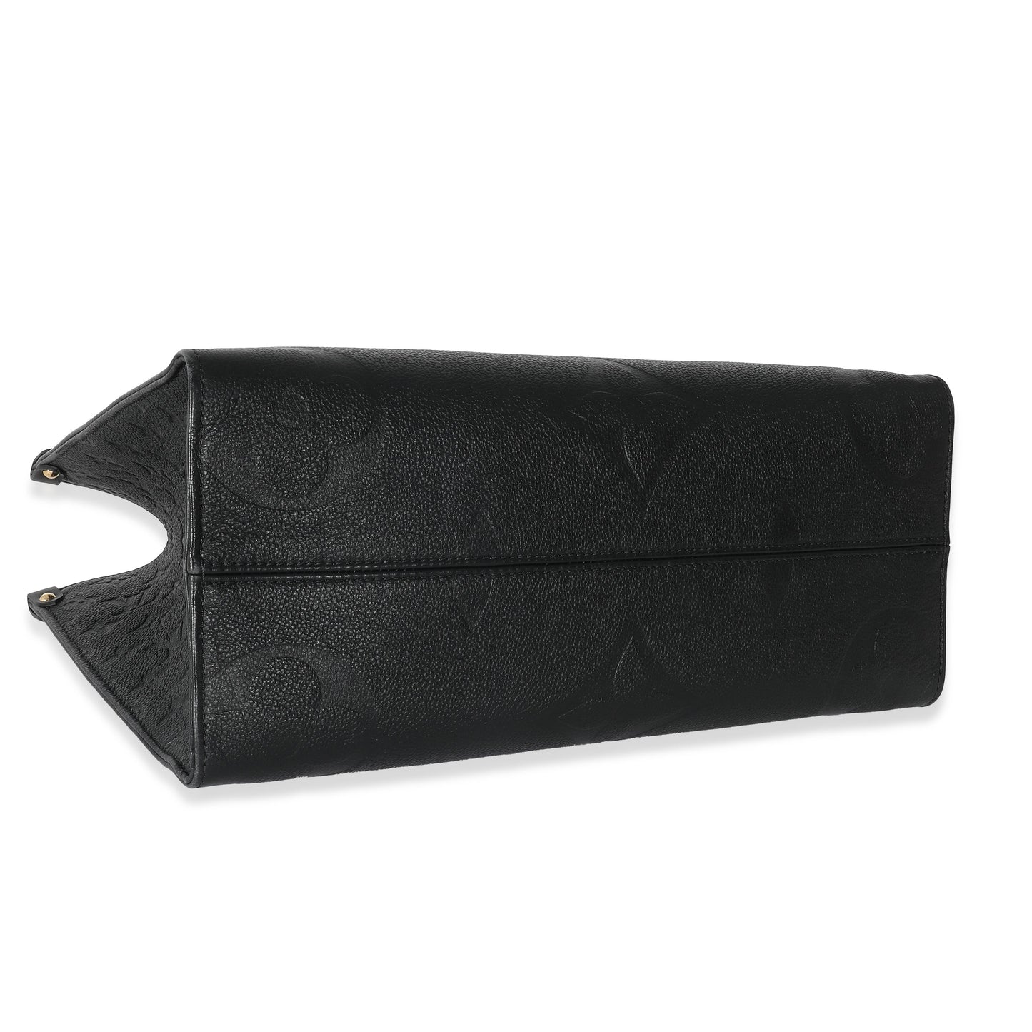 Luxury Women's Tote Bag | Louis Vuitton Black Monogram Empreinte Giant Onthego MM