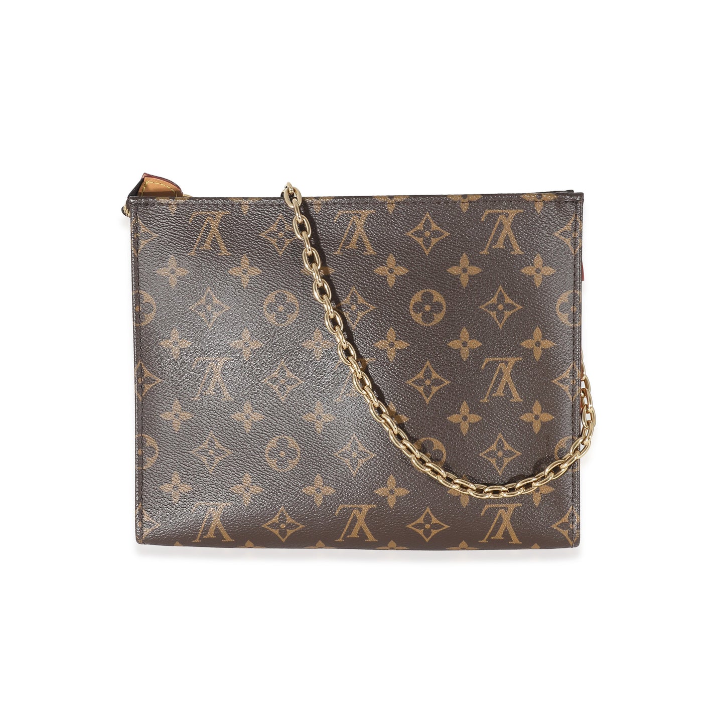 Luxury Women's Clutch Bag | Louis Vuitton Monogram Canvas Toiletry Pouch On Chain