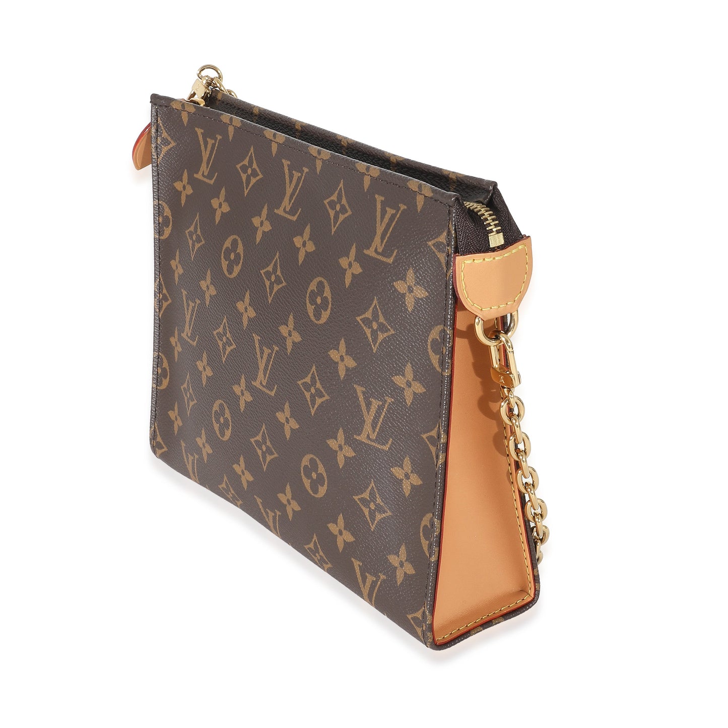 Luxury Women's Clutch Bag | Louis Vuitton Monogram Canvas Toiletry Pouch On Chain
