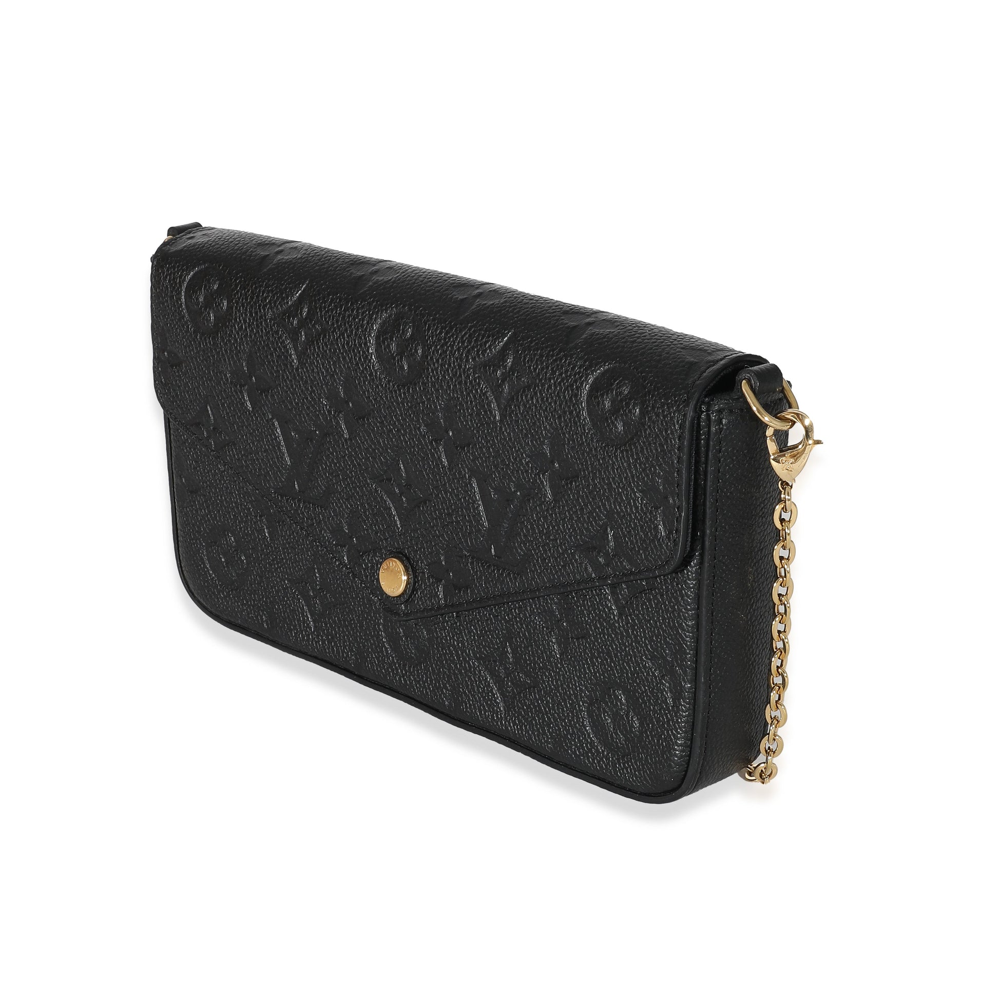 Louis Vuitton Black Monogram Empreinte Félicie Pochette