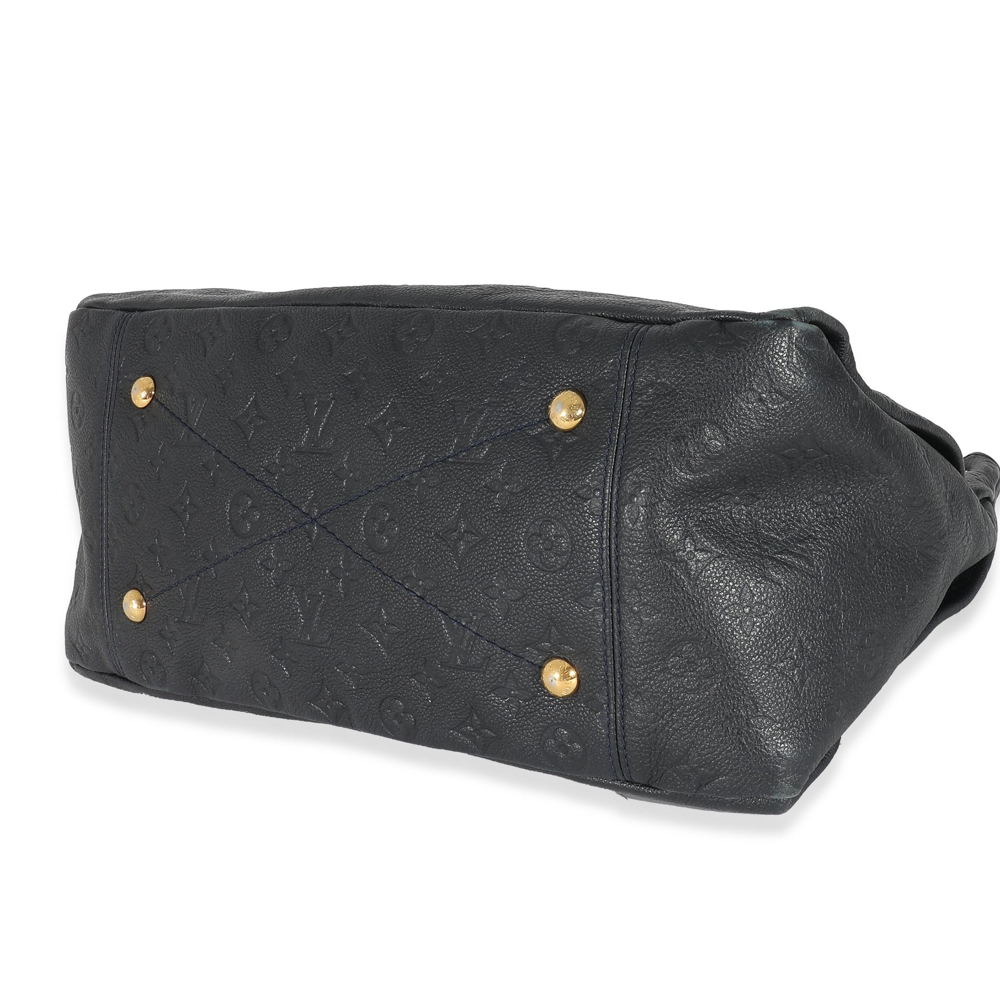 Luxury Women's Handbag | Louis Vuitton Bleu Nuit Empreinte Artsy MM