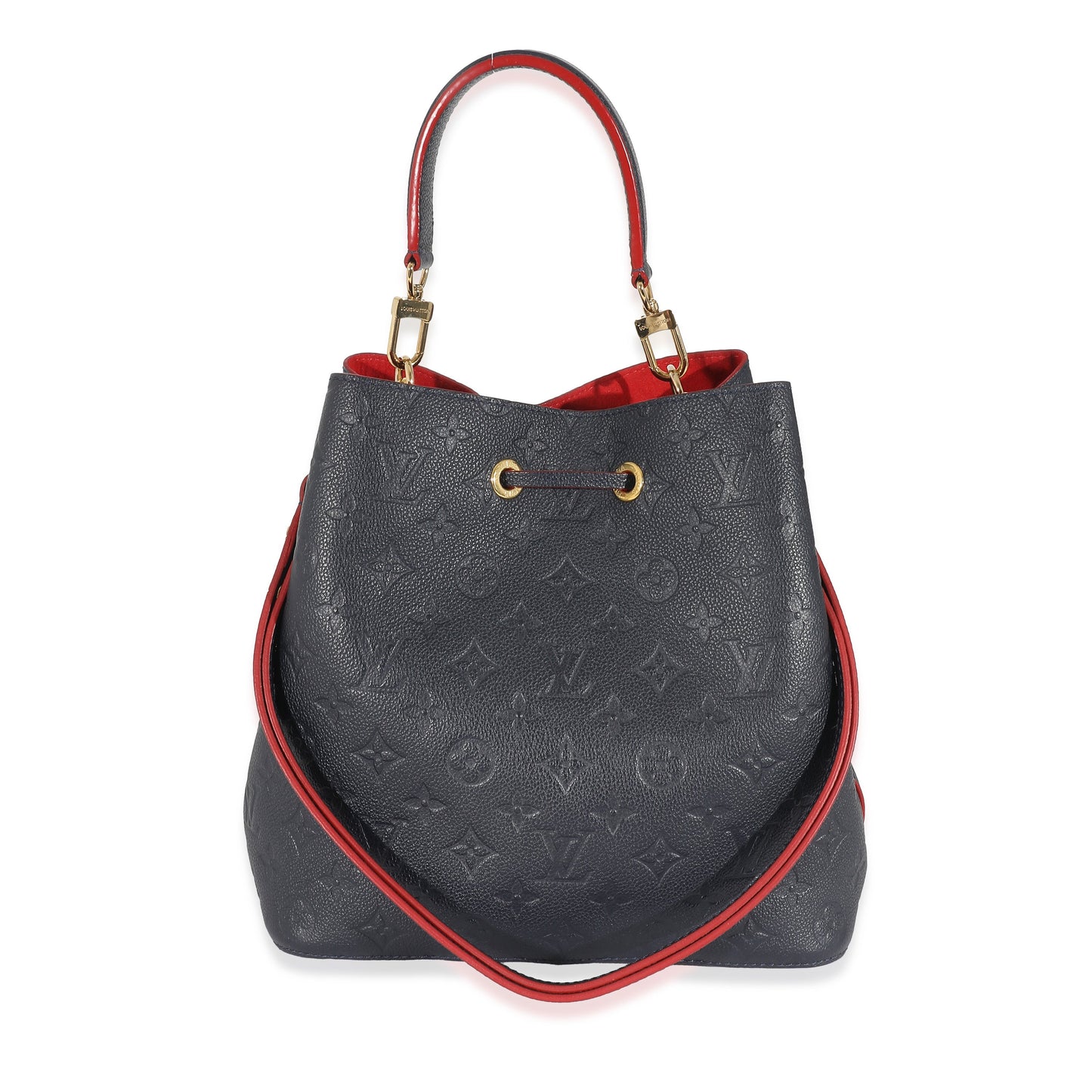 Luxury Women's Handbag | Louis Vuitton Marine Rouge Monogram Empreinte NéoNoé MM