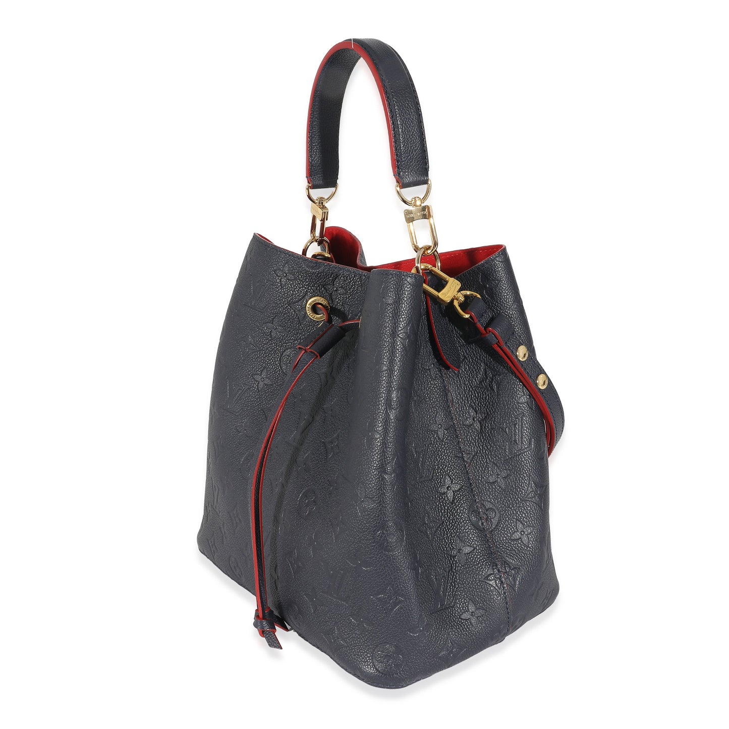 Luxury Women's Handbag | Louis Vuitton Marine Rouge Monogram Empreinte NéoNoé MM