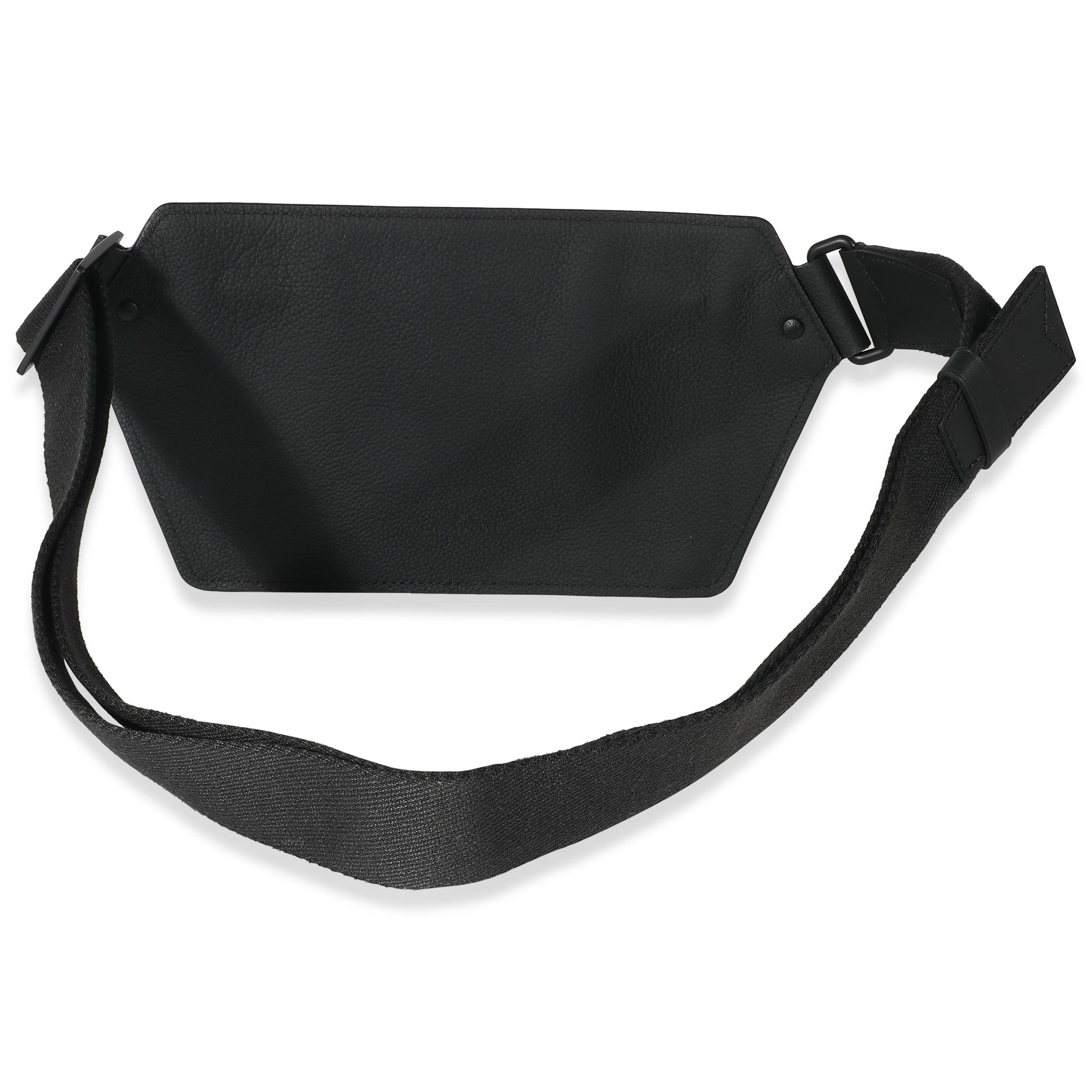Luxury Women's Handbag | Louis Vuitton Black Grained Calfskin Aerogram Takeoff Sling Bag