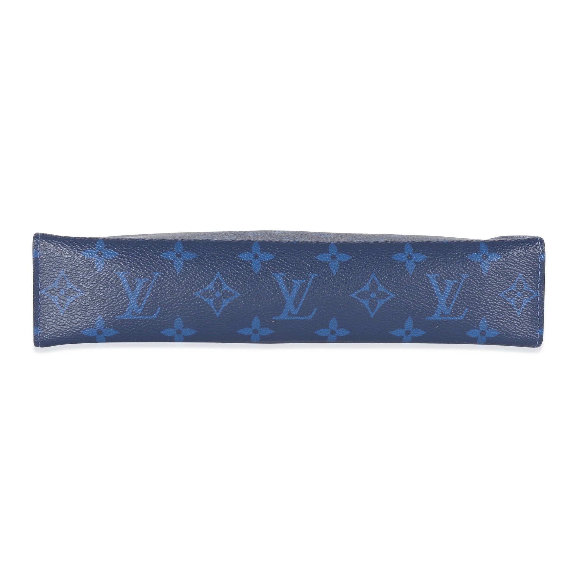 Designer Women's Crossbody Bag | Louis Vuitton Blue Monogram Taigarama Pochette Voyage MM