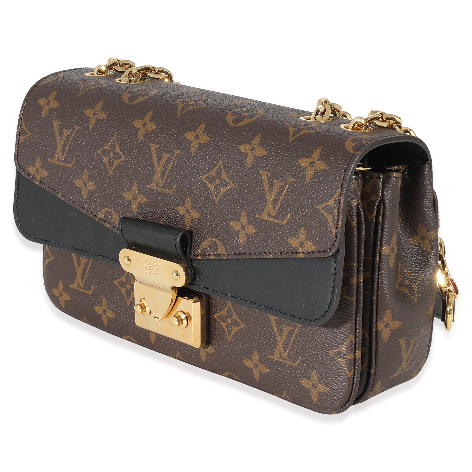 Designer Women's Crossbody Bag | Louis Vuitton Black Monogram Canvas Marceau NM