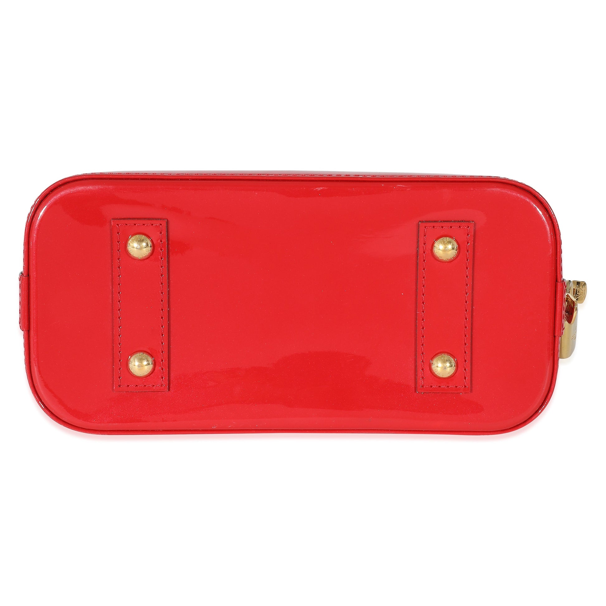 Luxury Women's Handbag | Louis Vuitton Cerise Monogram Vernis Alma BB