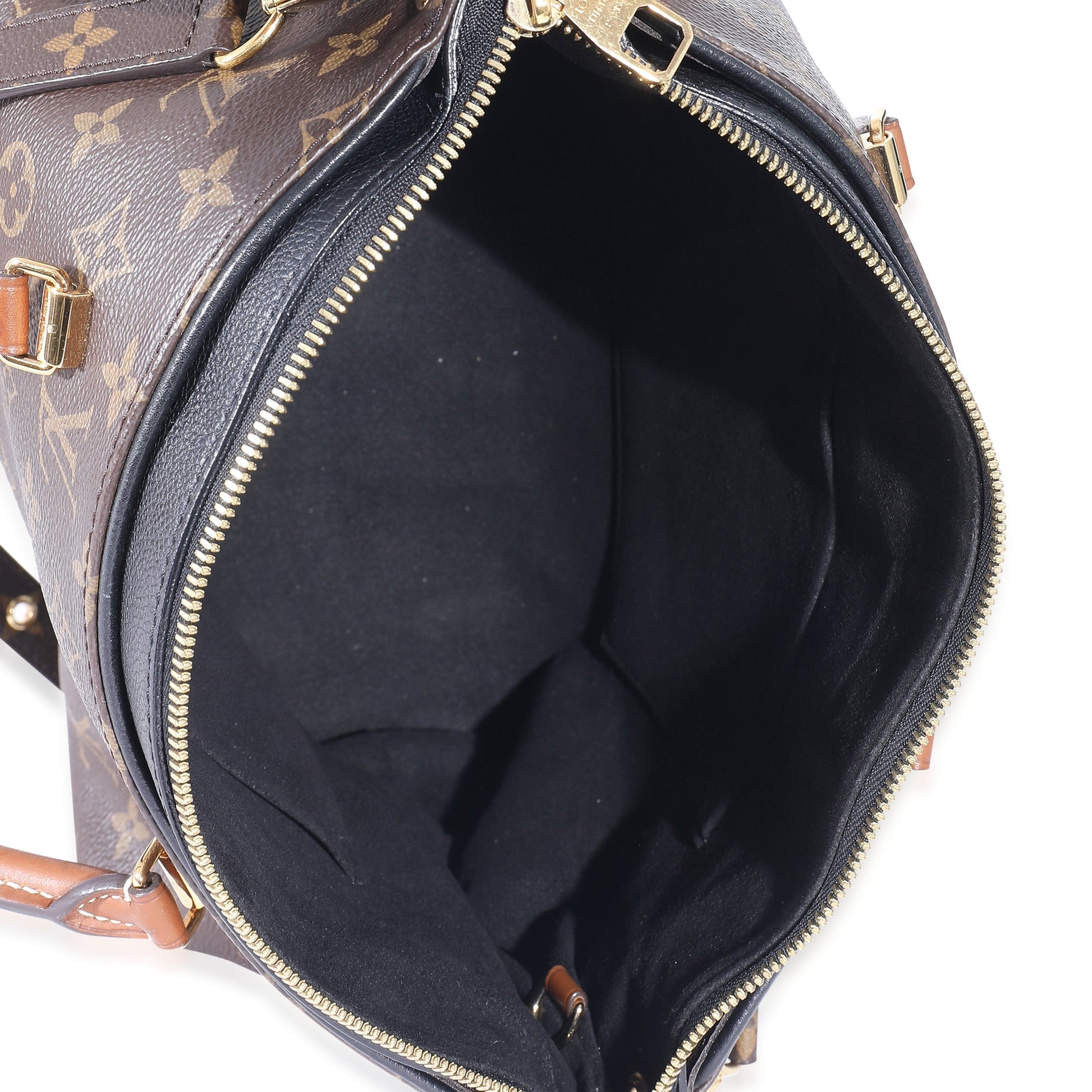 Luxury Women's Handbag | Louis Vuitton Black Monogram Canvas Pallas MM