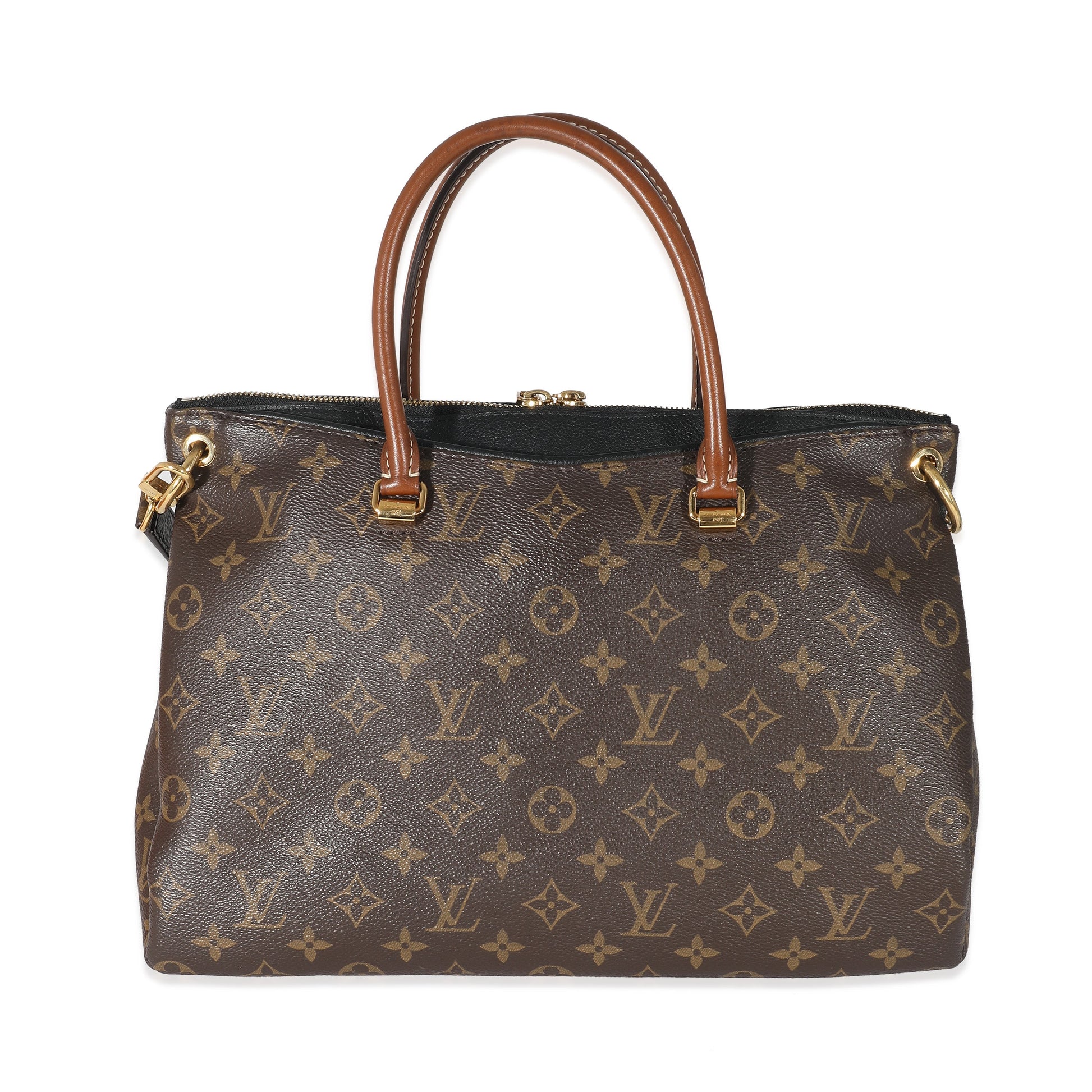 Luxury Women's Handbag | Louis Vuitton Black Monogram Canvas Pallas MM