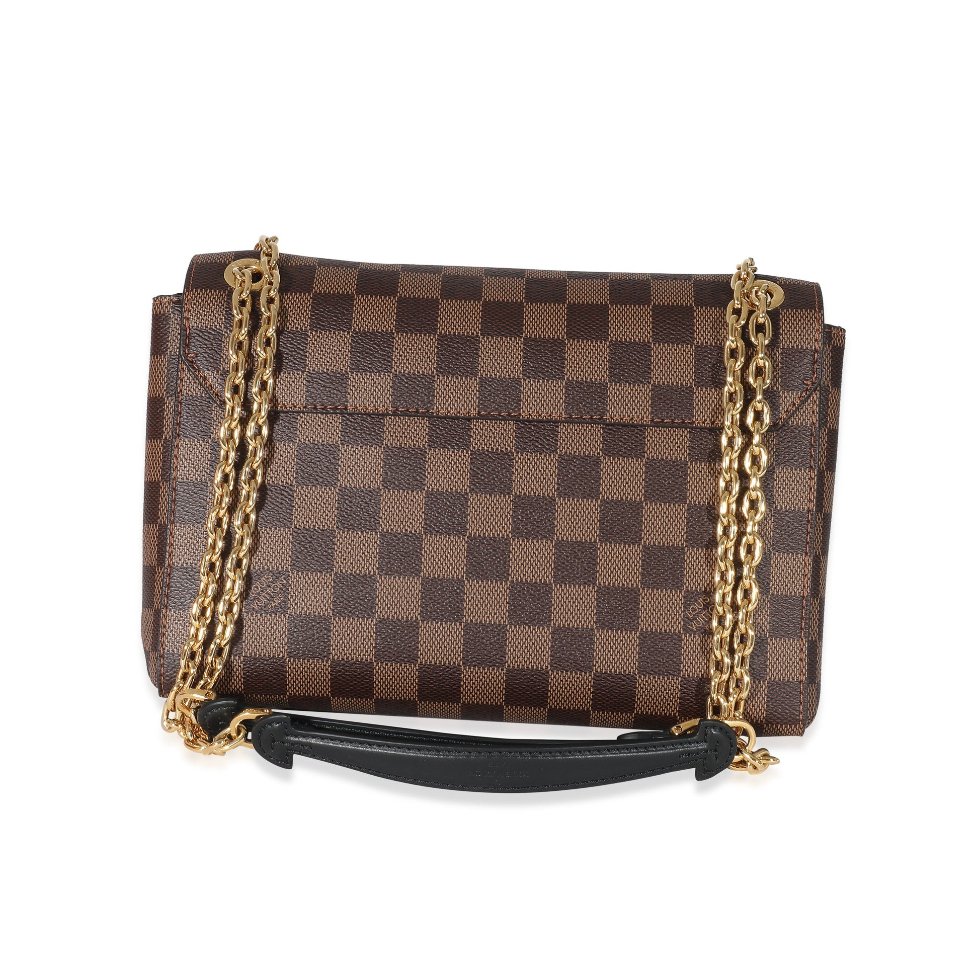 Luxury Women's Handbag | Louis Vuitton Black Damier Ebene Canvas Vavin PM