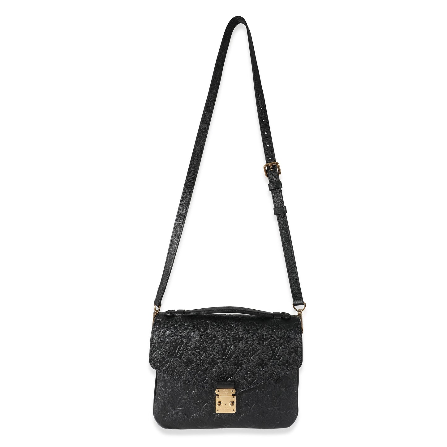 Designer Women's Crossbody Bag | Louis Vuitton Black Empreinte Pochette Metis