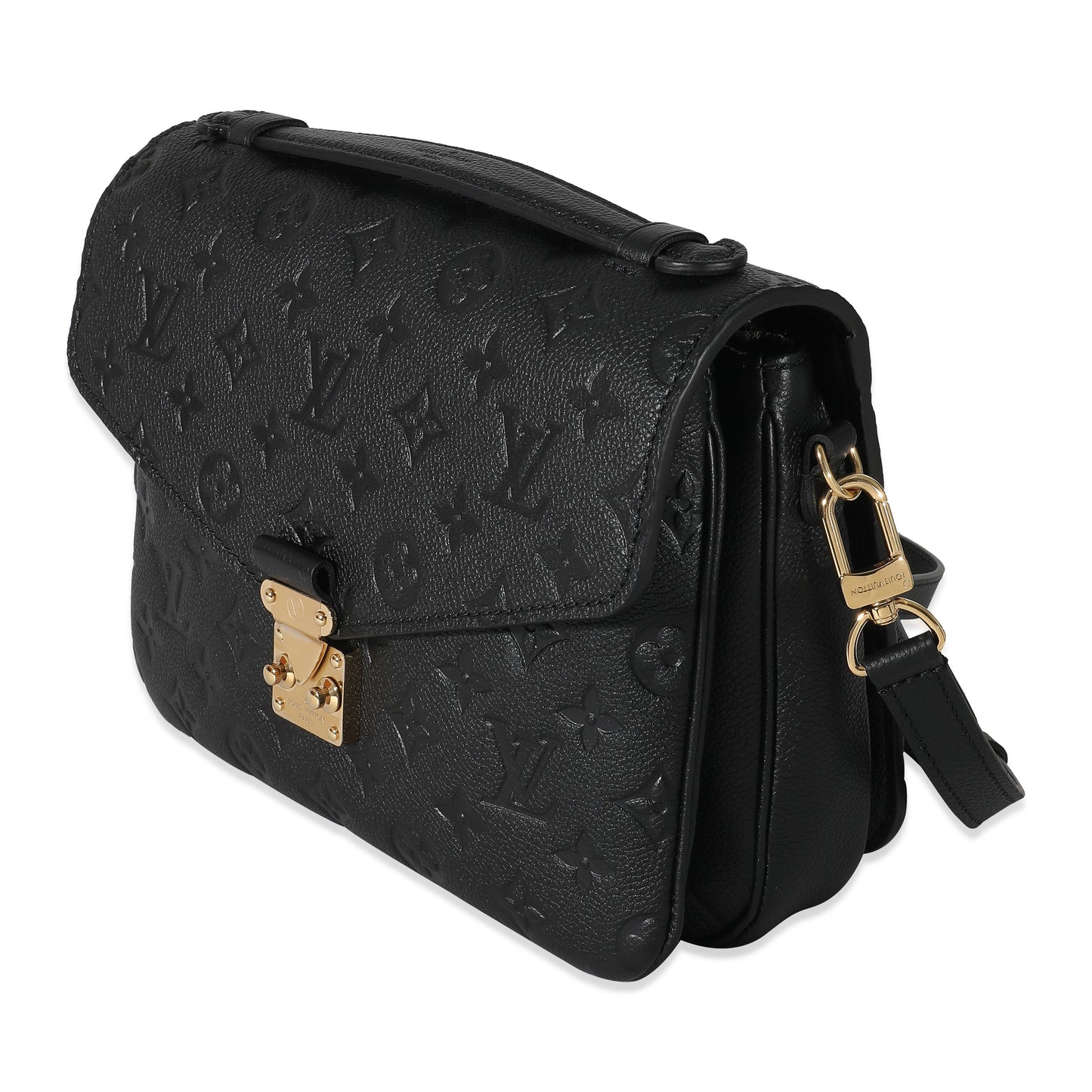 Designer Women's Crossbody Bag | Louis Vuitton Black Empreinte Pochette Metis