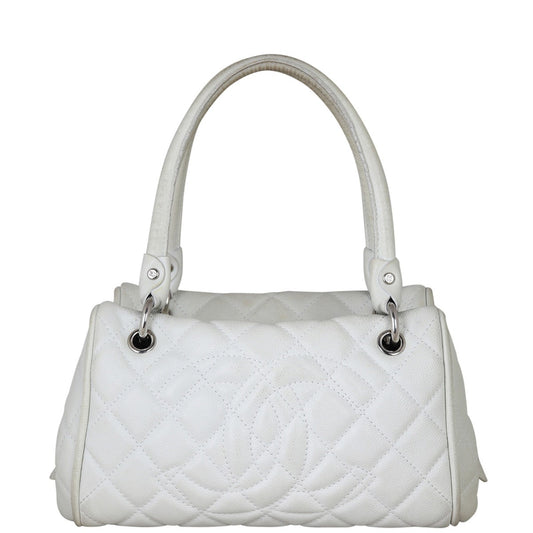 Chanel Quilted Bowling Bag