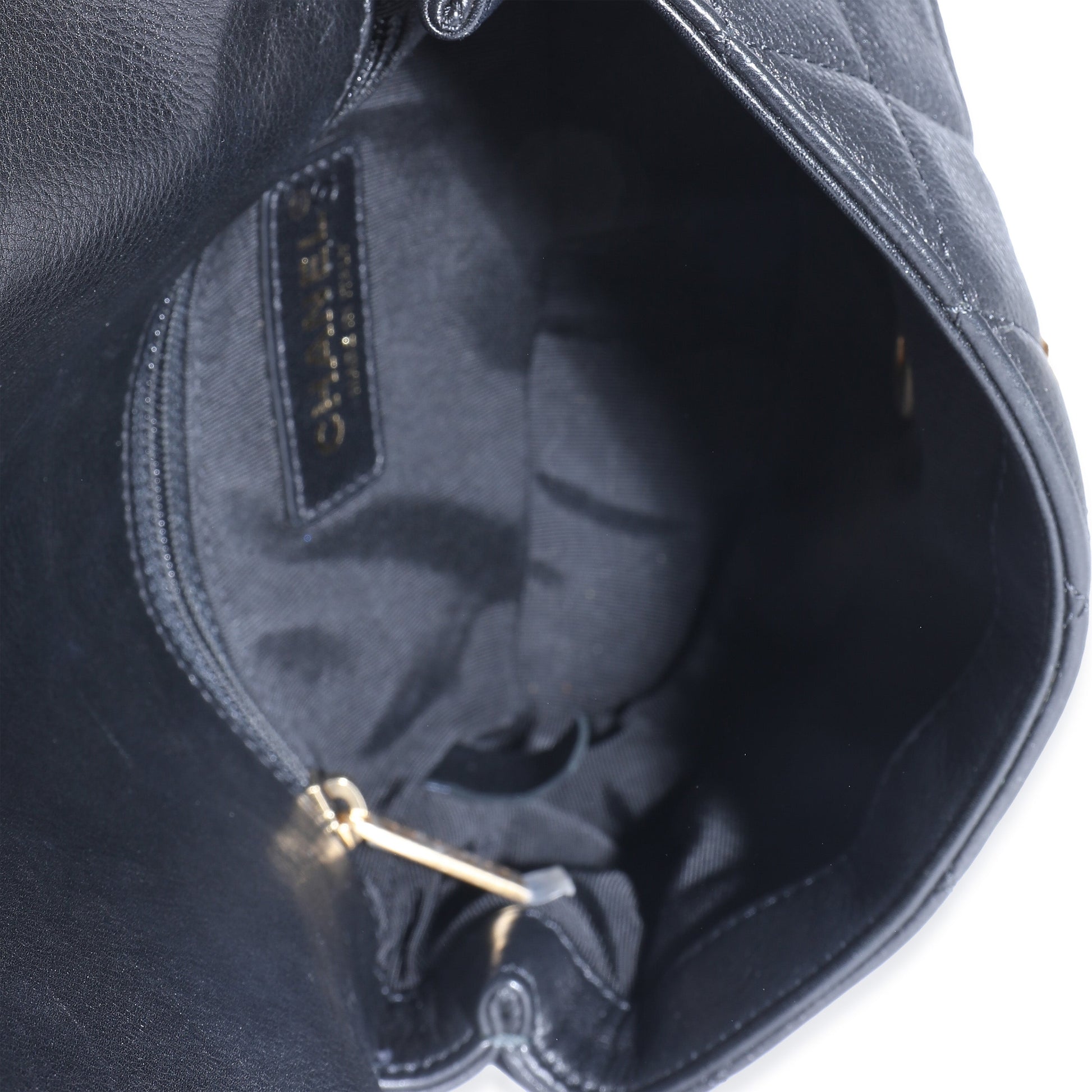 CHANEL Black Quilted Calfskin Carry With Chic Flap Waist Bag