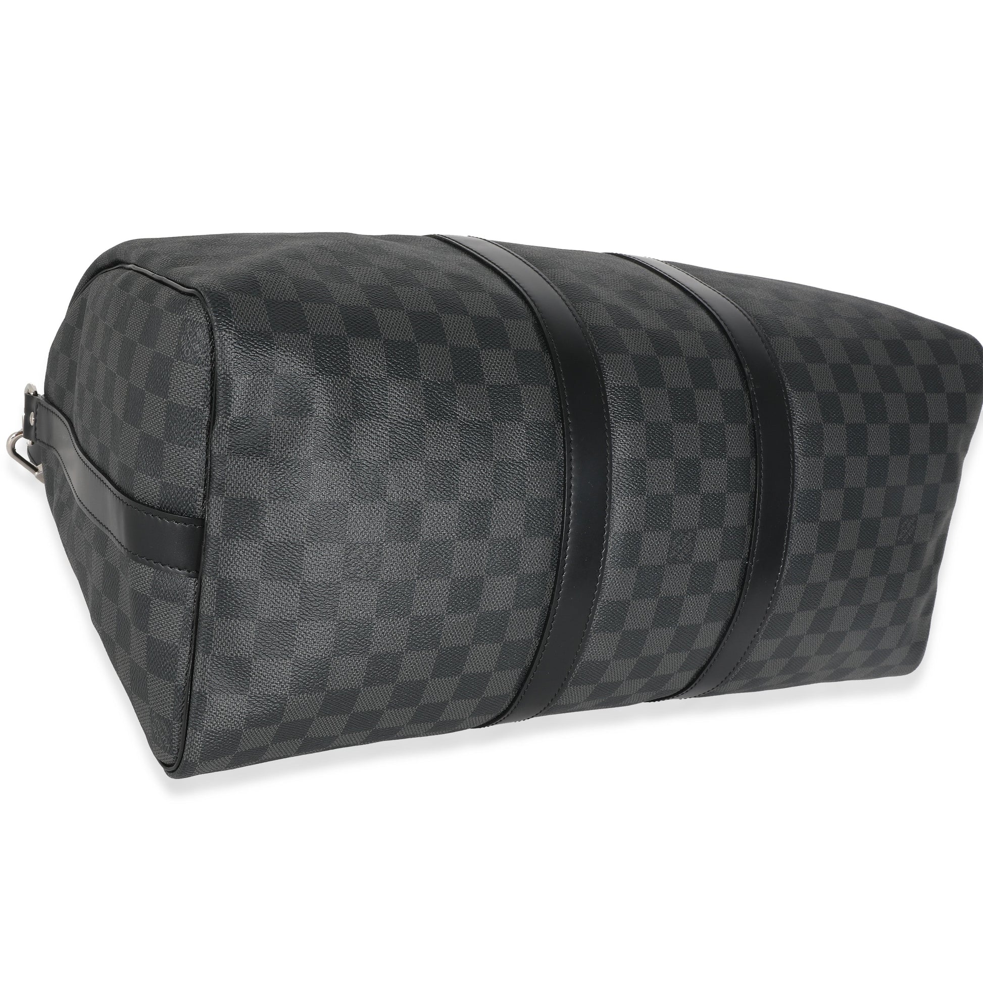 Luxury Women's Handbag | Louis Vuitton Damier Graphite Canvas Keepall Bandoulière 45