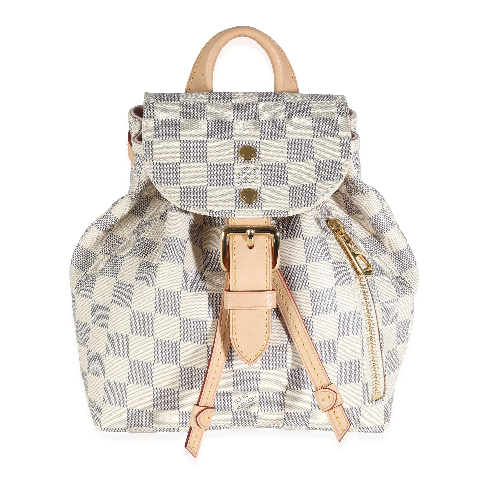 Luxury Women's Handbag | Louis Vuitton Damier Azur Canvas Sperone BB