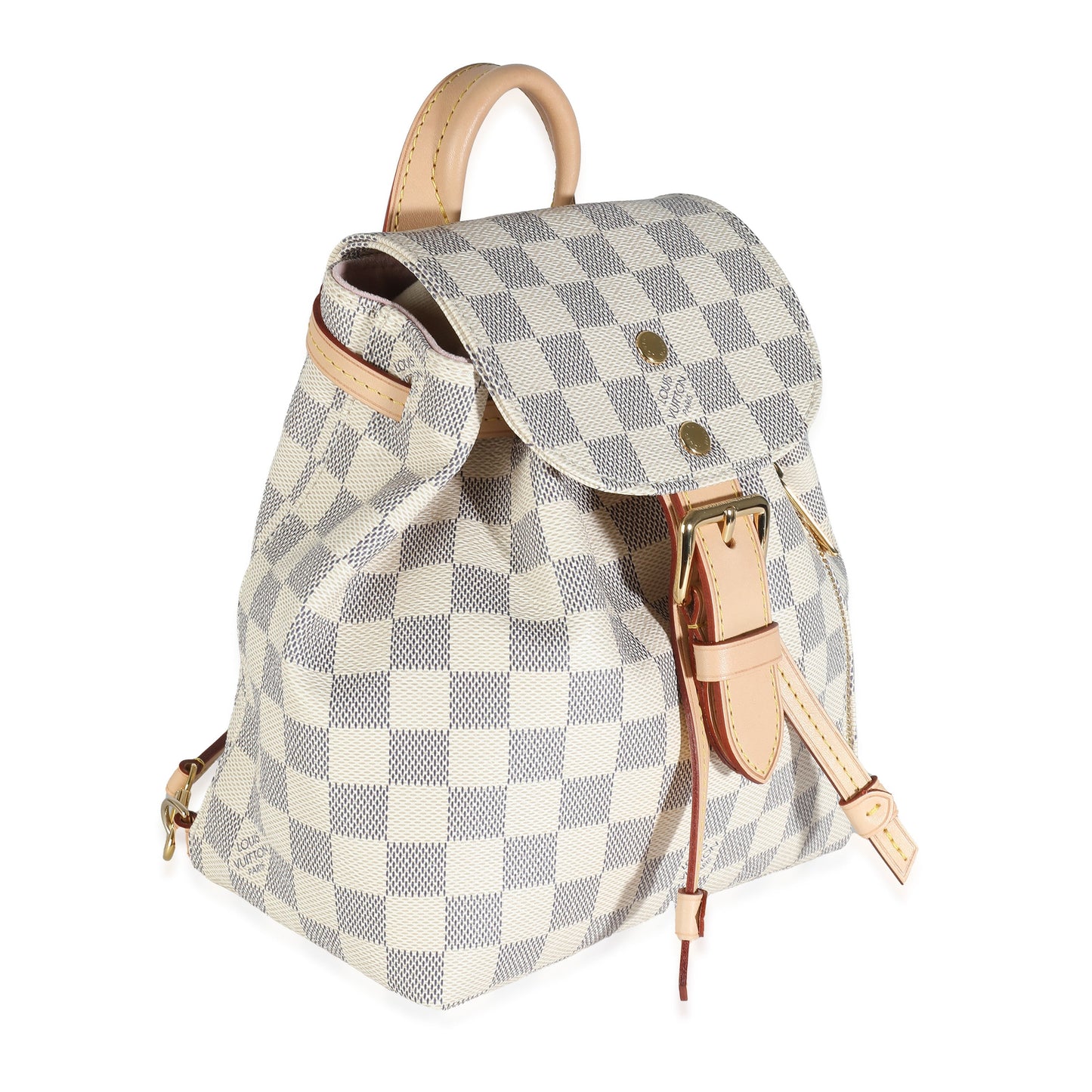 Luxury Women's Handbag | Louis Vuitton Damier Azur Canvas Sperone BB