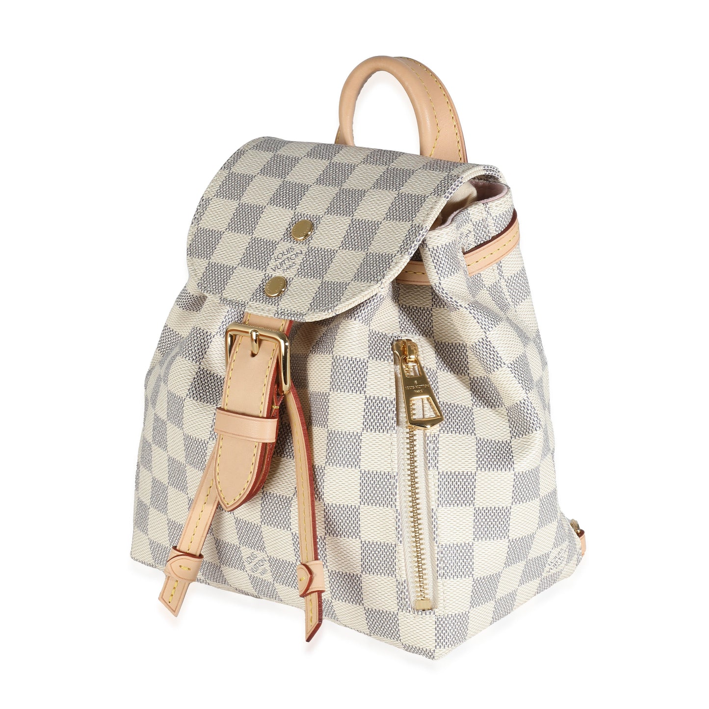 Luxury Women's Handbag | Louis Vuitton Damier Azur Canvas Sperone BB