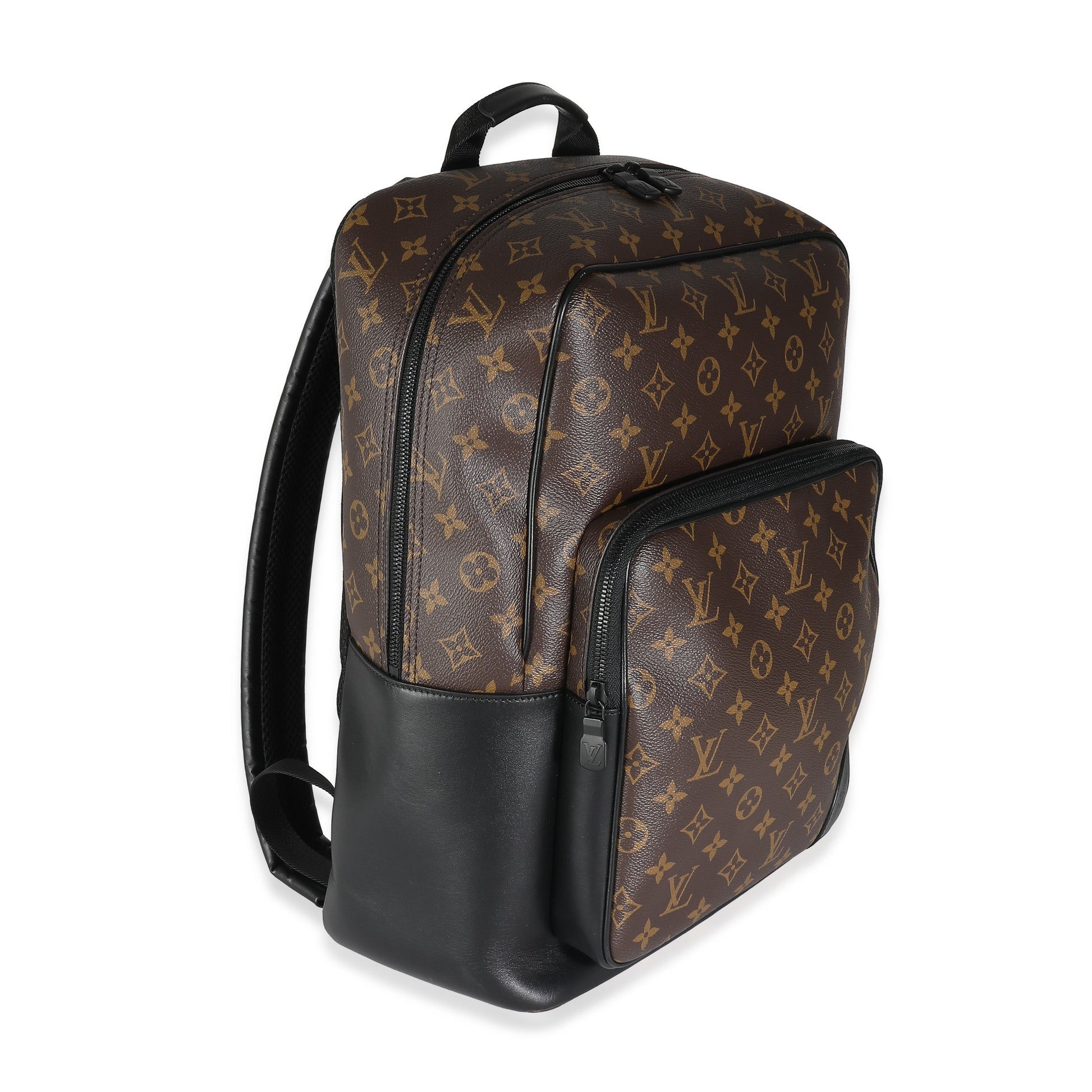 Luxury Women's Backpack | Louis Vuitton Monogram Macassar Canvas Dean Backpack