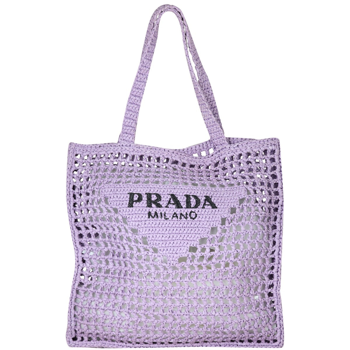 Prada Raffia Tote Bag