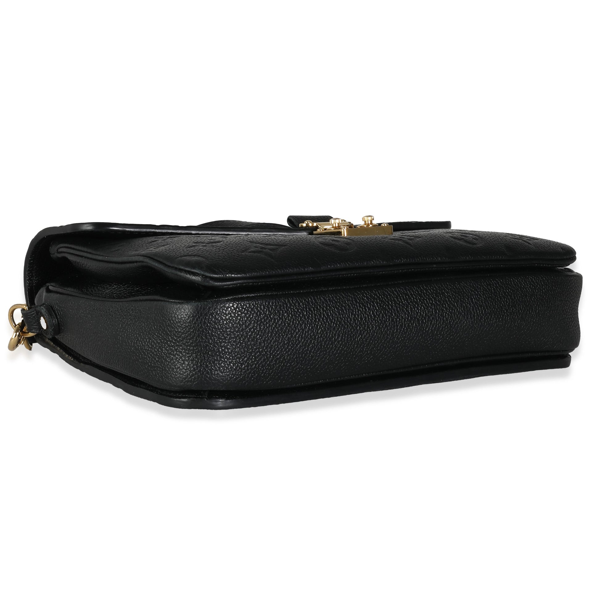 Louis Vuitton Black Empreinte Pochette Metis