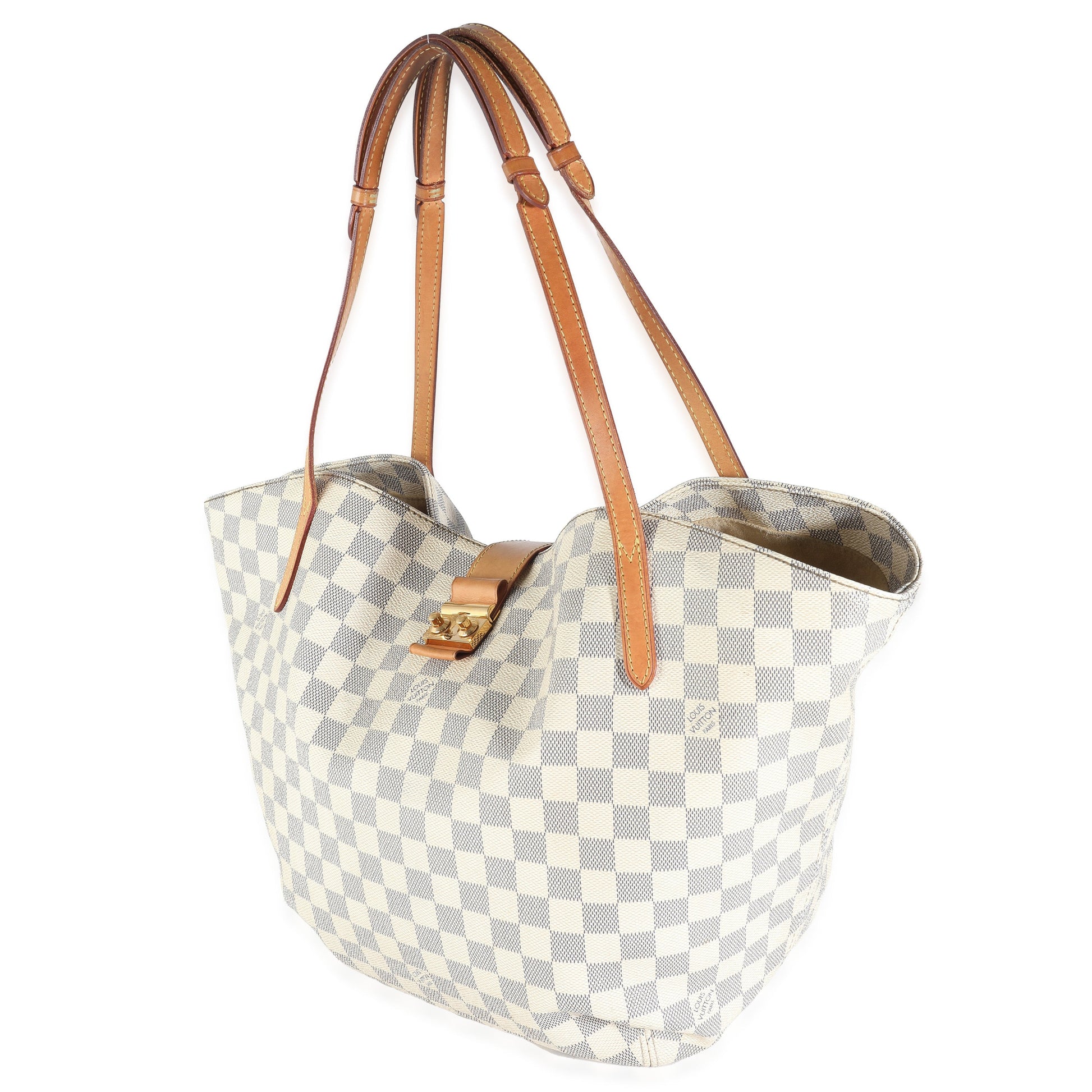 Luxury Women's Handbag | Louis Vuitton Damier Azur Canvas Sarina PM