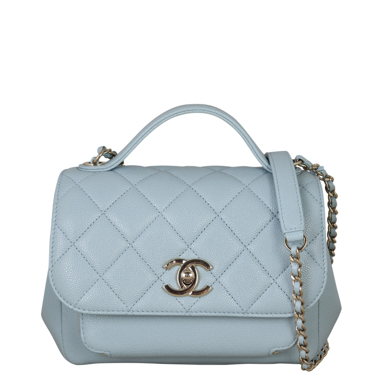Chanel Business Affinity Small Flap Bag | Light Blue