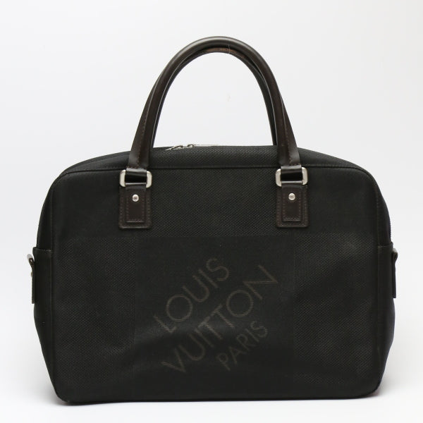 Luxury Women's Handbag | LOUIS VUITTON Handbag Damier Jean Canvas Noir (Black) Documents bag Damier Jean Yak unisex(Unisex)