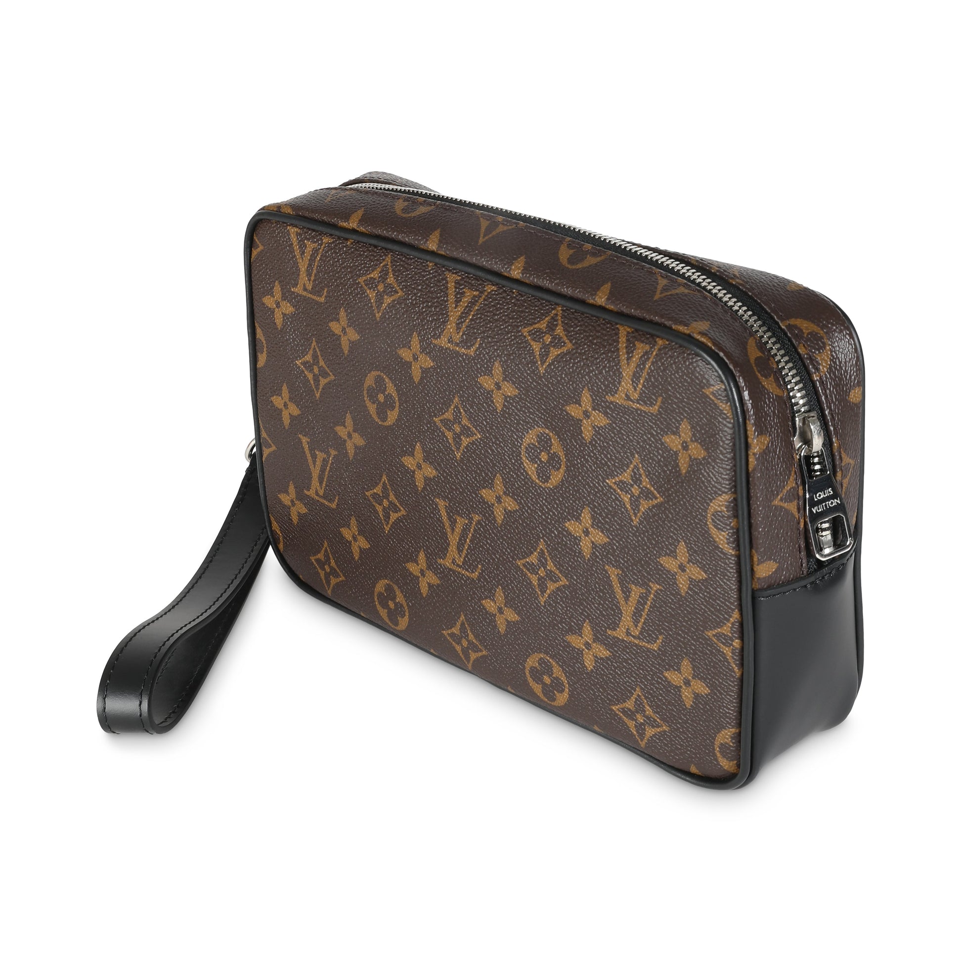 Luxury Women's Clutch Bag | Louis Vuitton Monogram Macassar Canvas Kasai Clutch