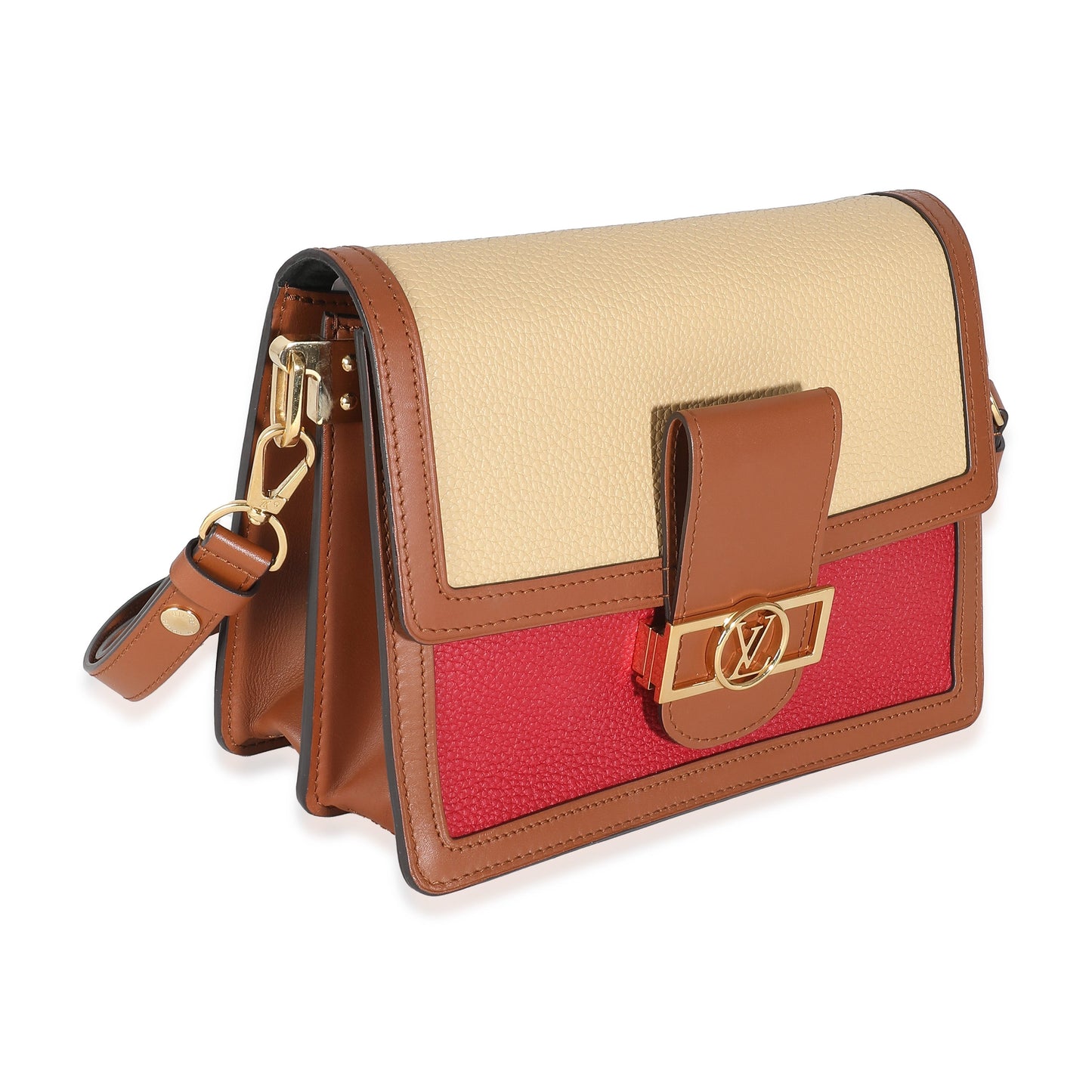 Louis Vuitton Panama Scarlet Taurillon Dauphine MM