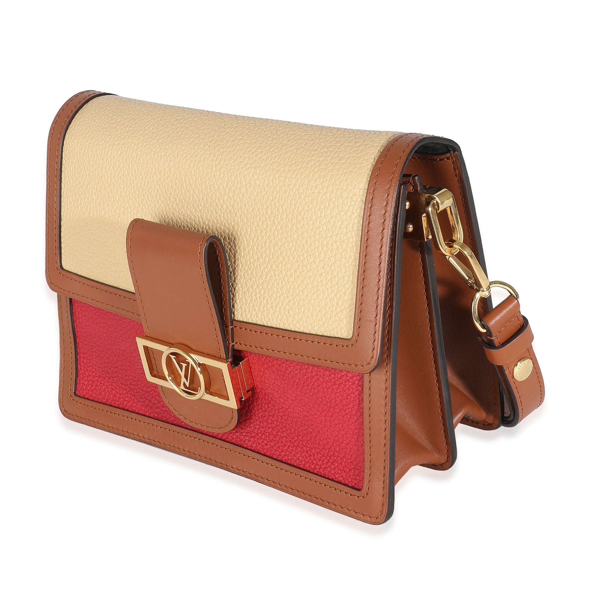 Louis Vuitton Panama Scarlet Taurillon Dauphine MM