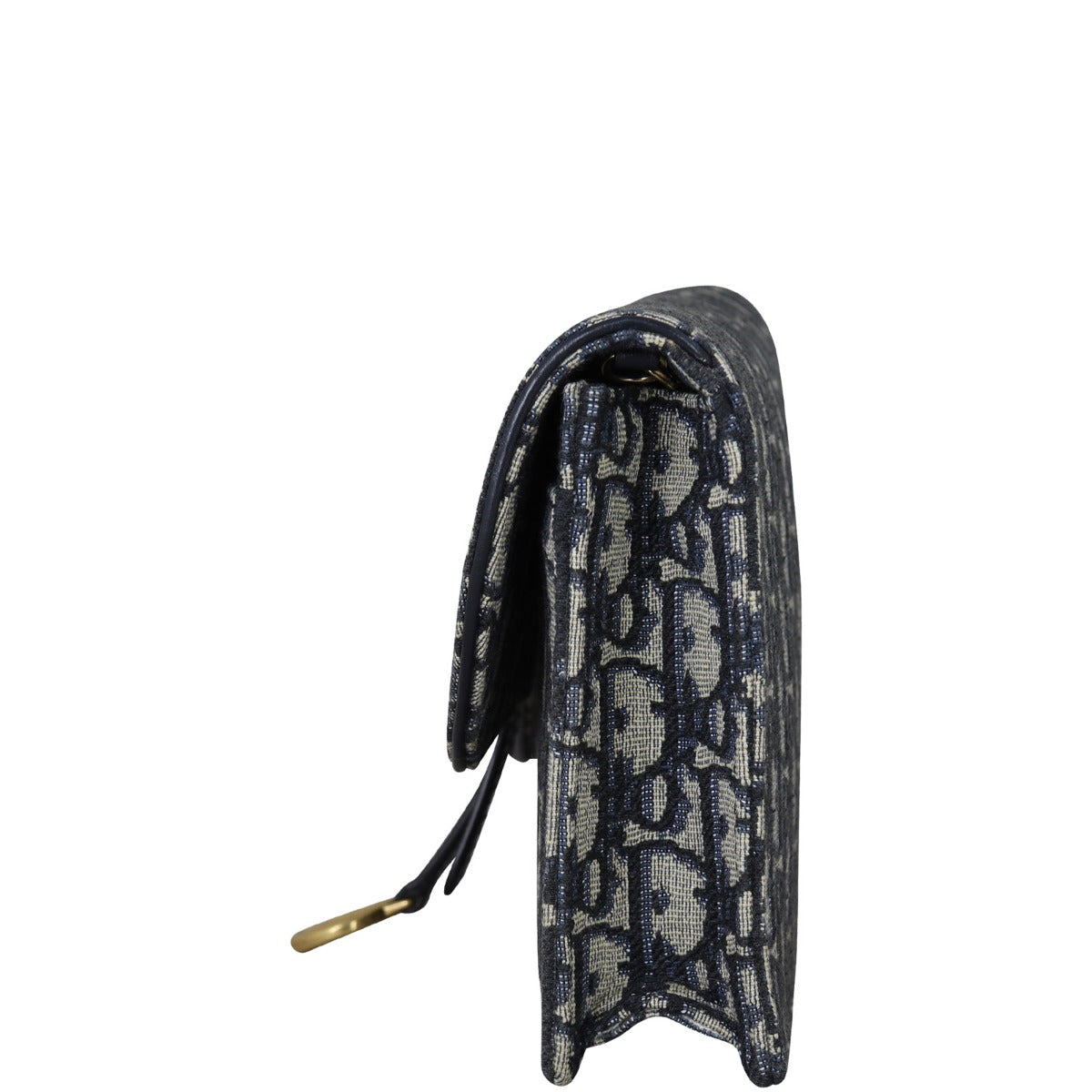 Dior Saddle Pouch Wallet on Chain Oblique