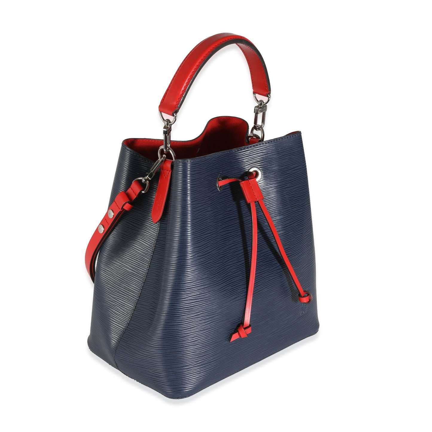 Luxury Women's Handbag | Louis Vuitton Indigo Coquelicot Epi Neonoe MM