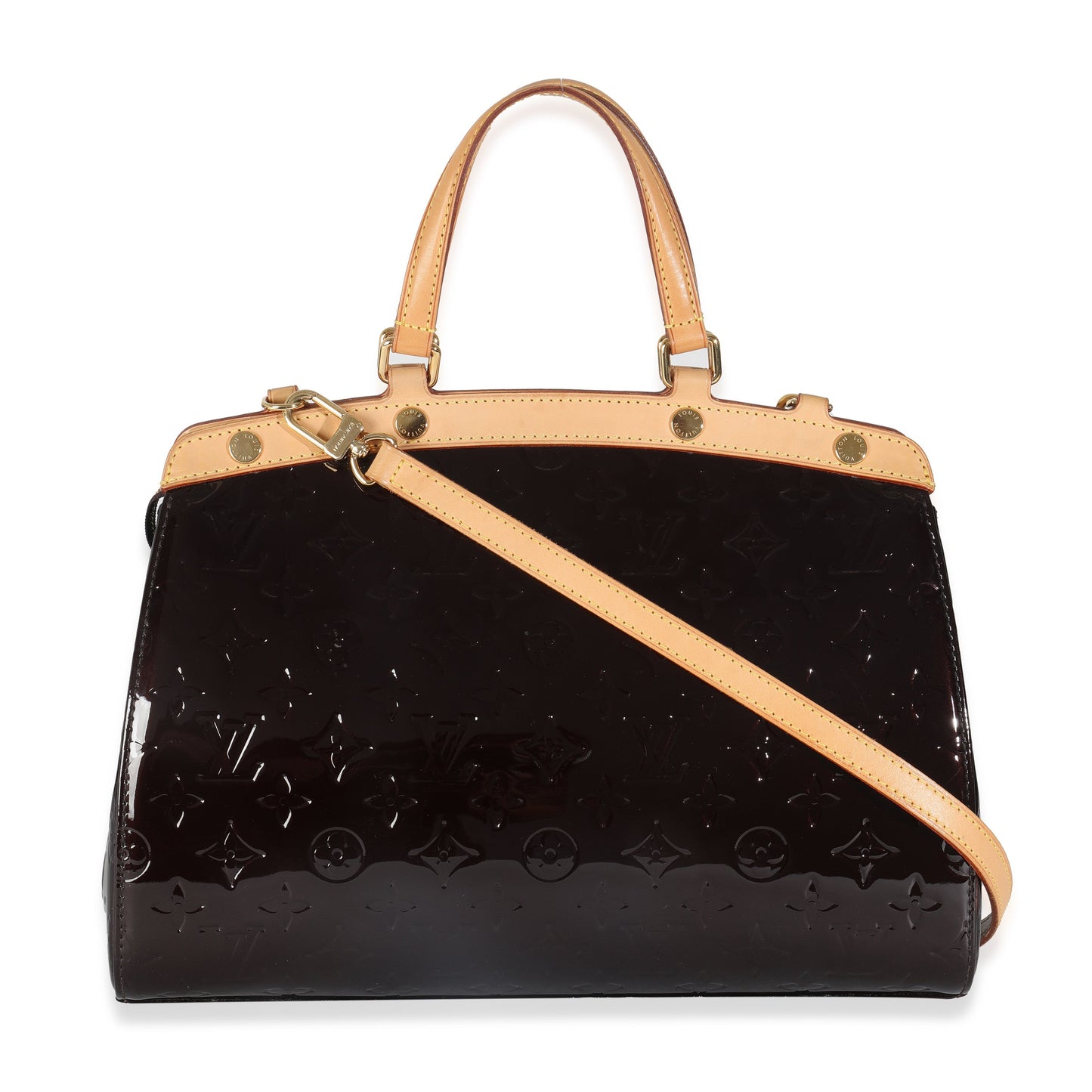 Luxury Women's Handbag | Louis Vuitton Amarante Monogram Vernis Brea MM