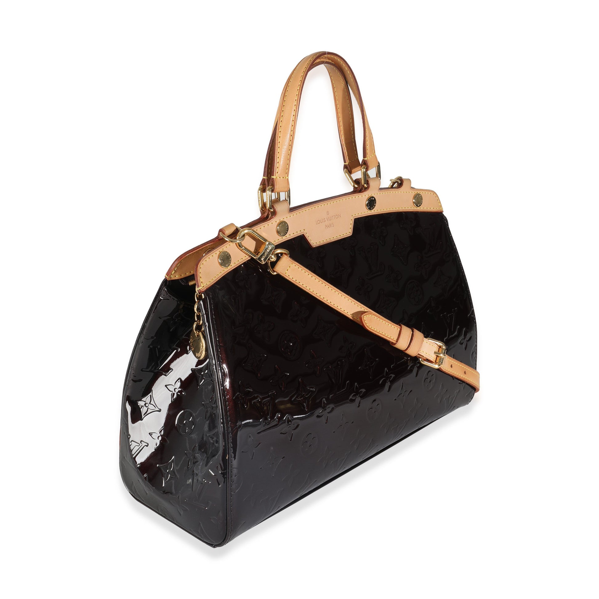 Luxury Women's Handbag | Louis Vuitton Amarante Monogram Vernis Brea MM