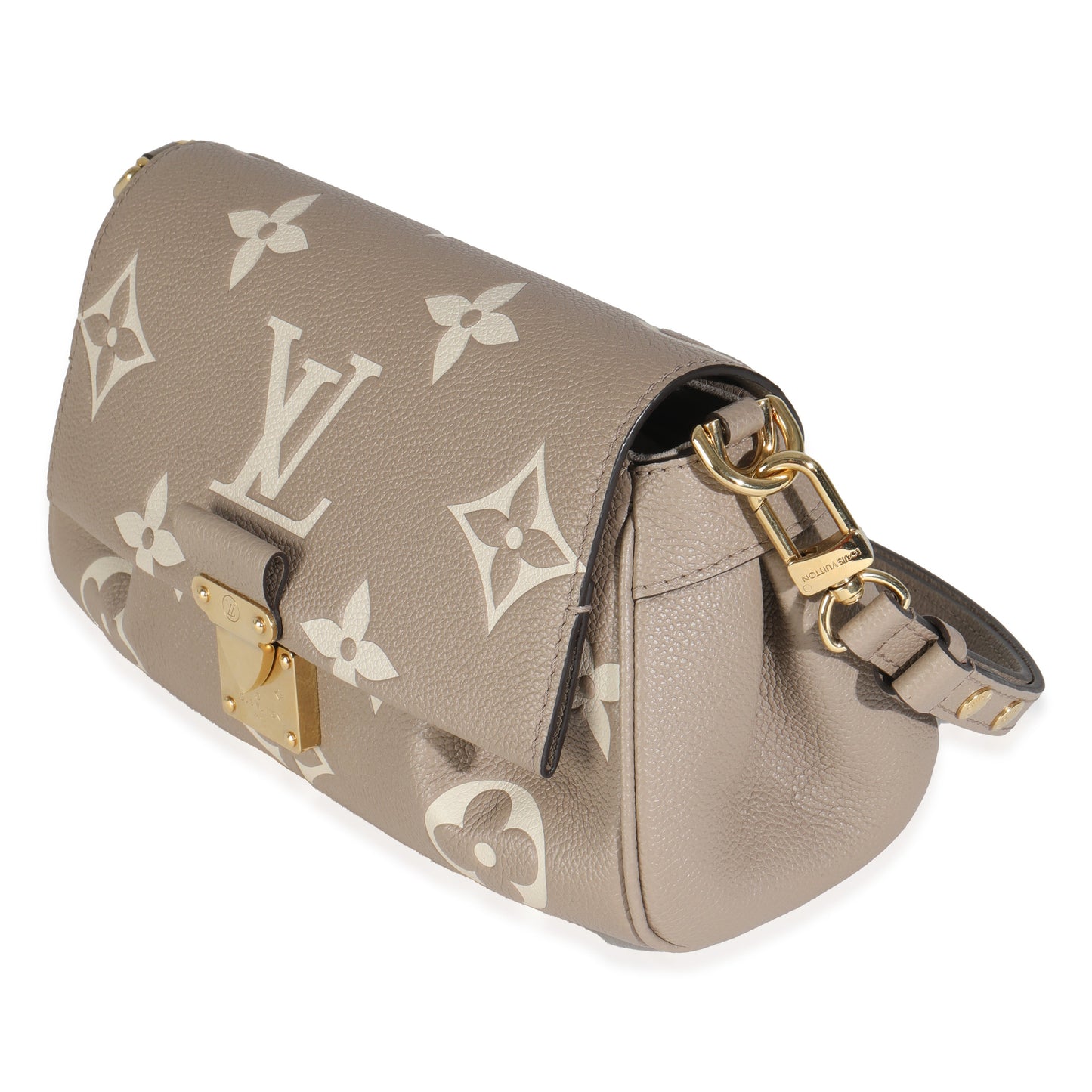 Designer Women's Crossbody Bag | Louis Vuitton Tourterelle Creme Empreinte Monogram Giant Favorite